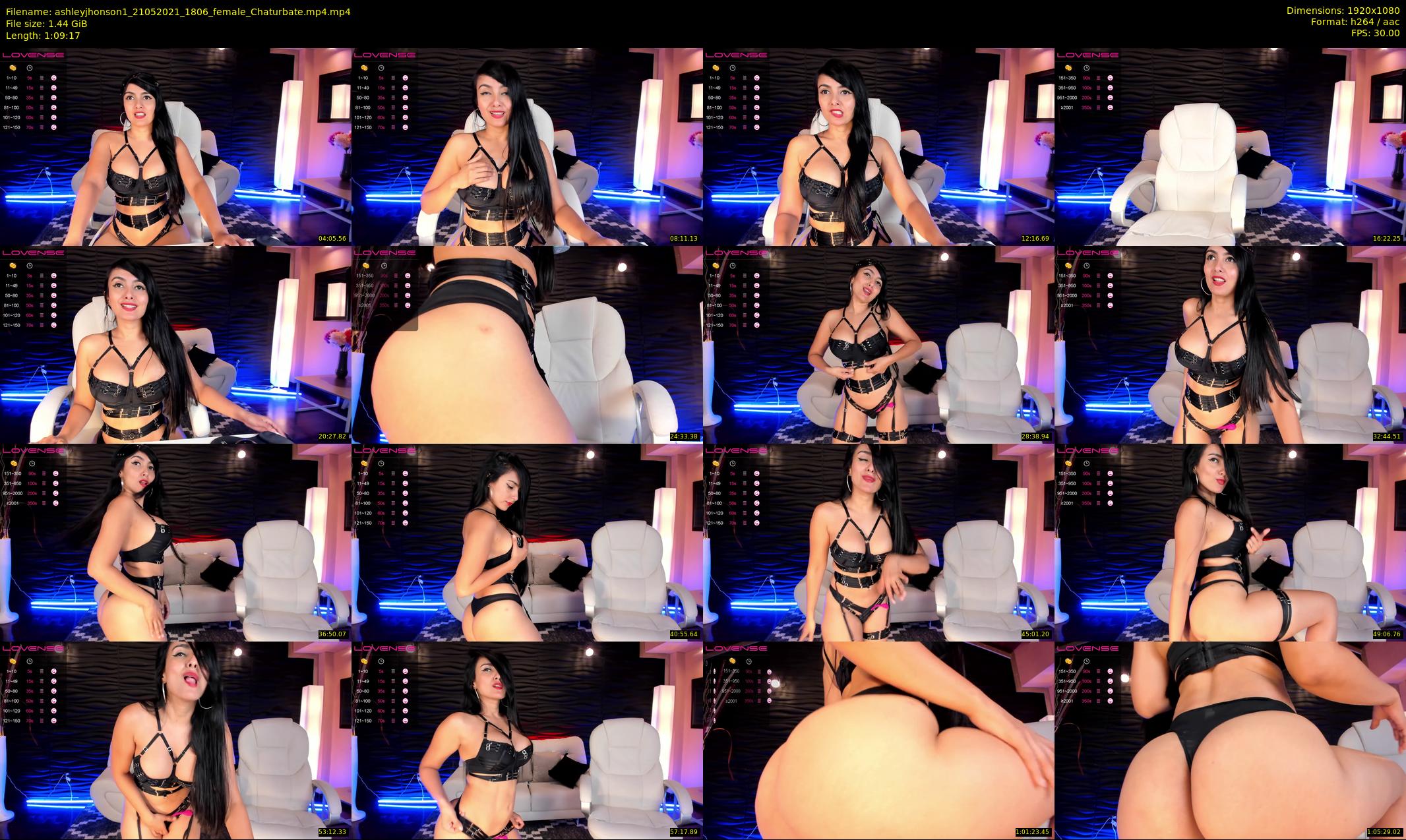 ashleyjhonson1 — 70 minute Chaturbate female cam show recording, 1080p, May 21, 2021