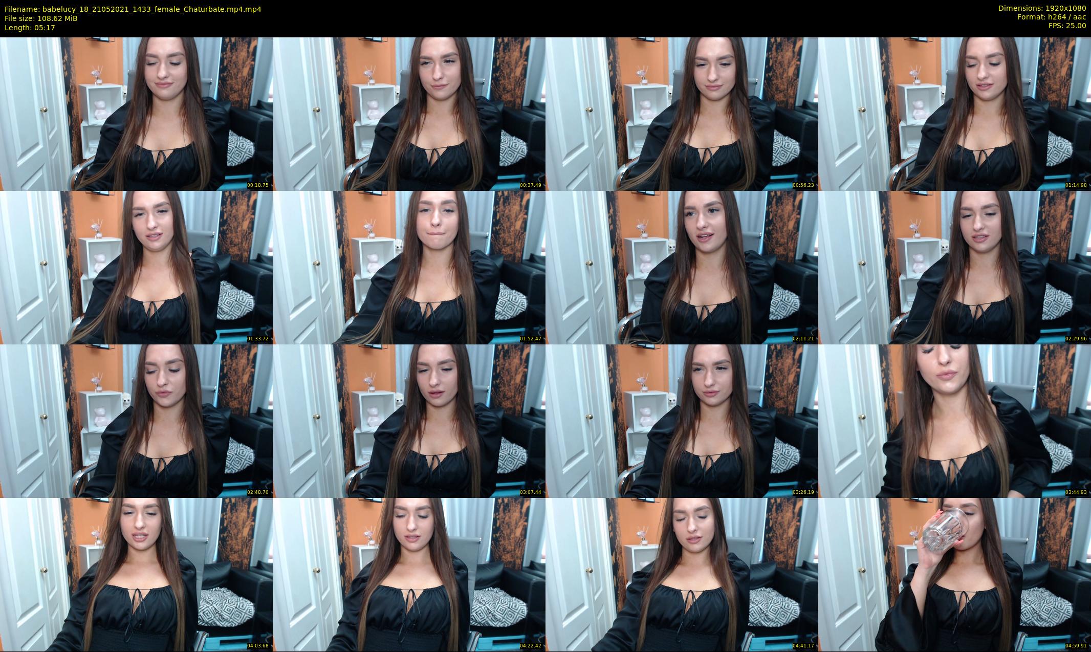 babelucy_18 — 6 minute Chaturbate female cam show recording, 1080p, May 21, 2021