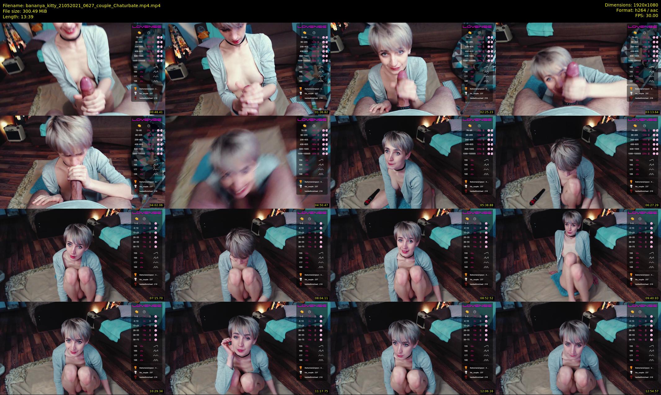 bananya_kitty — 14 minute Chaturbate couple cam show recording, 1080p, May 21, 2021