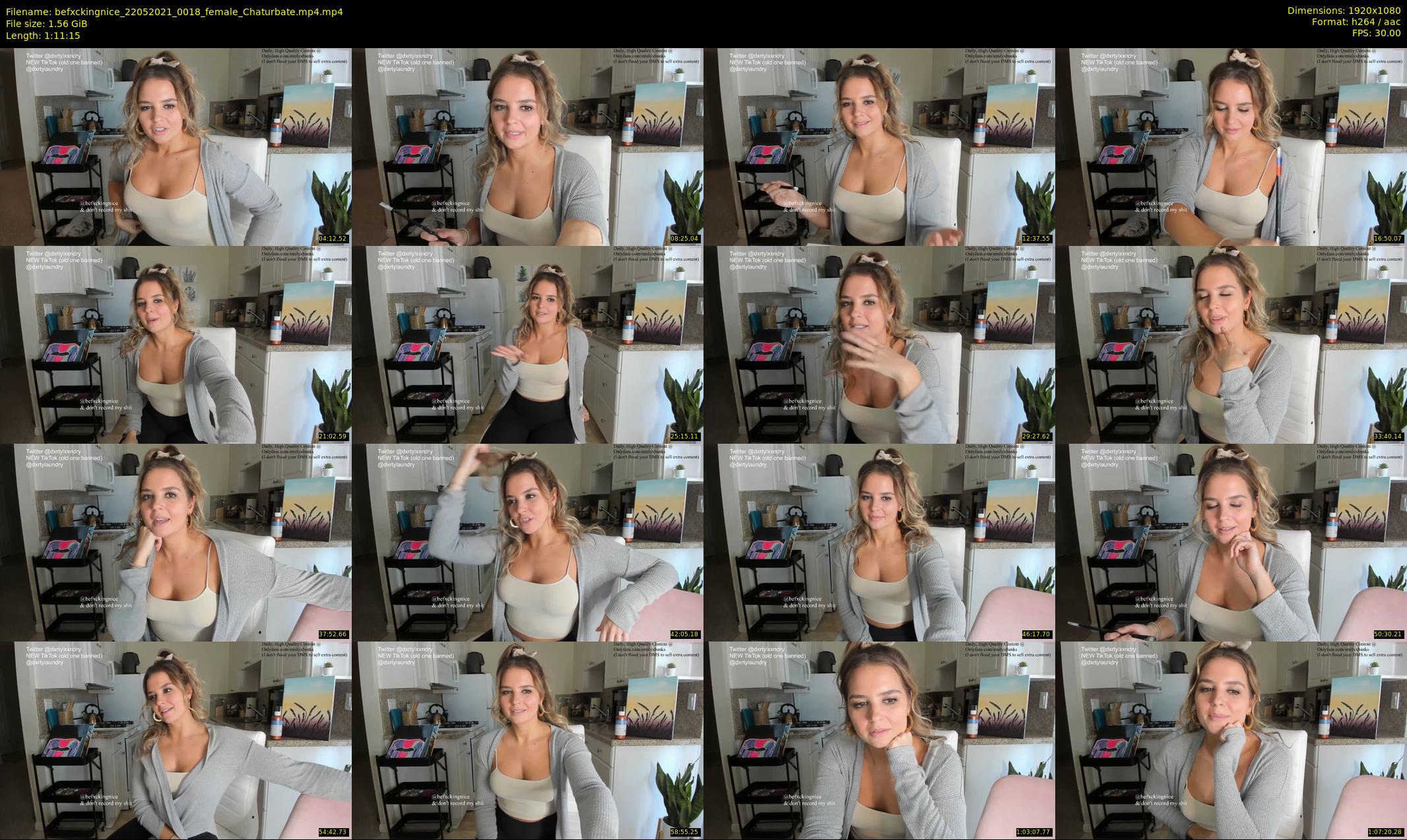 befxckingnice — 72 minute Chaturbate female cam show recording, 1080p, May 22, 2021