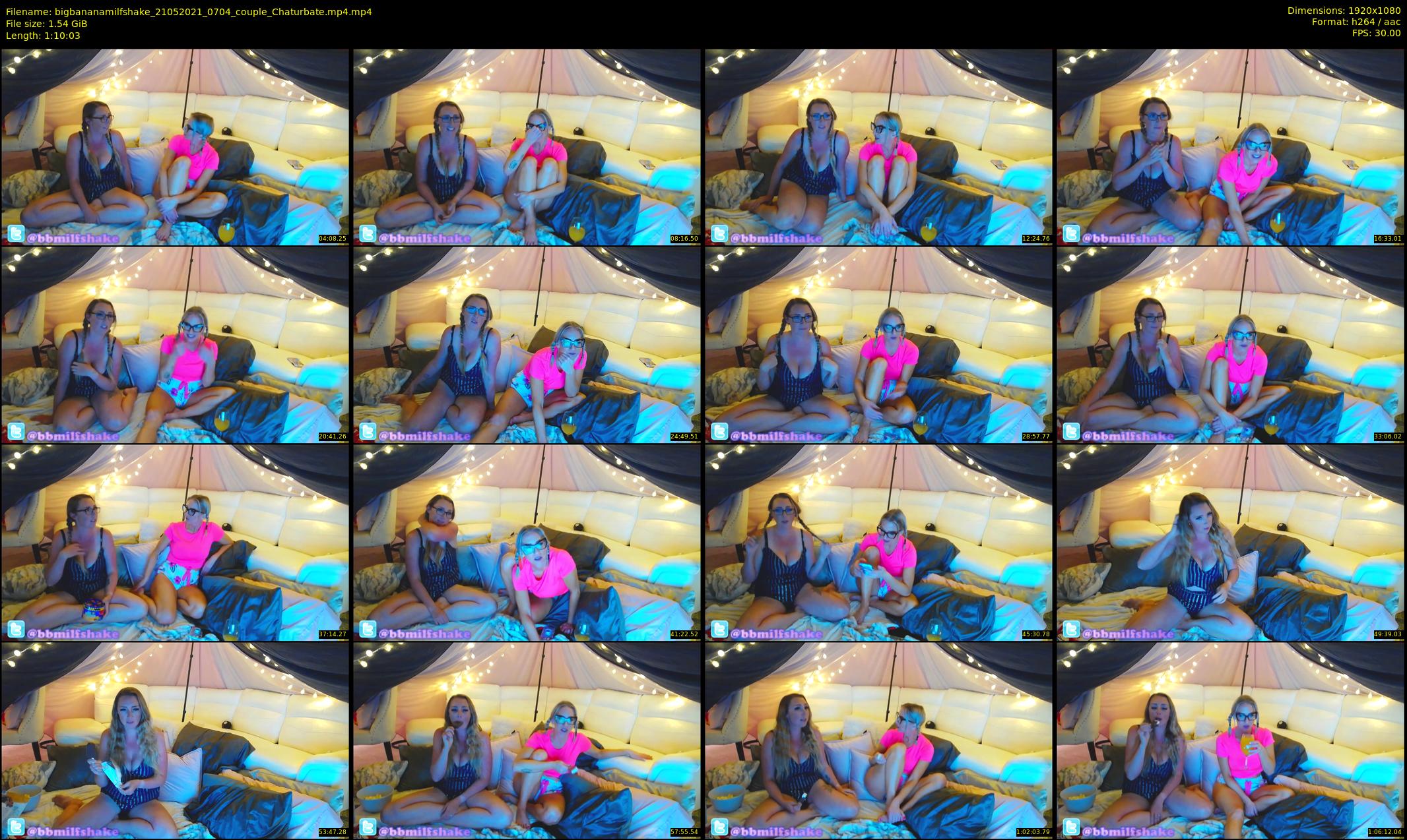 bigbananamilfshake — 71 minute Chaturbate couple cam show recording, 1080p, May 21, 2021