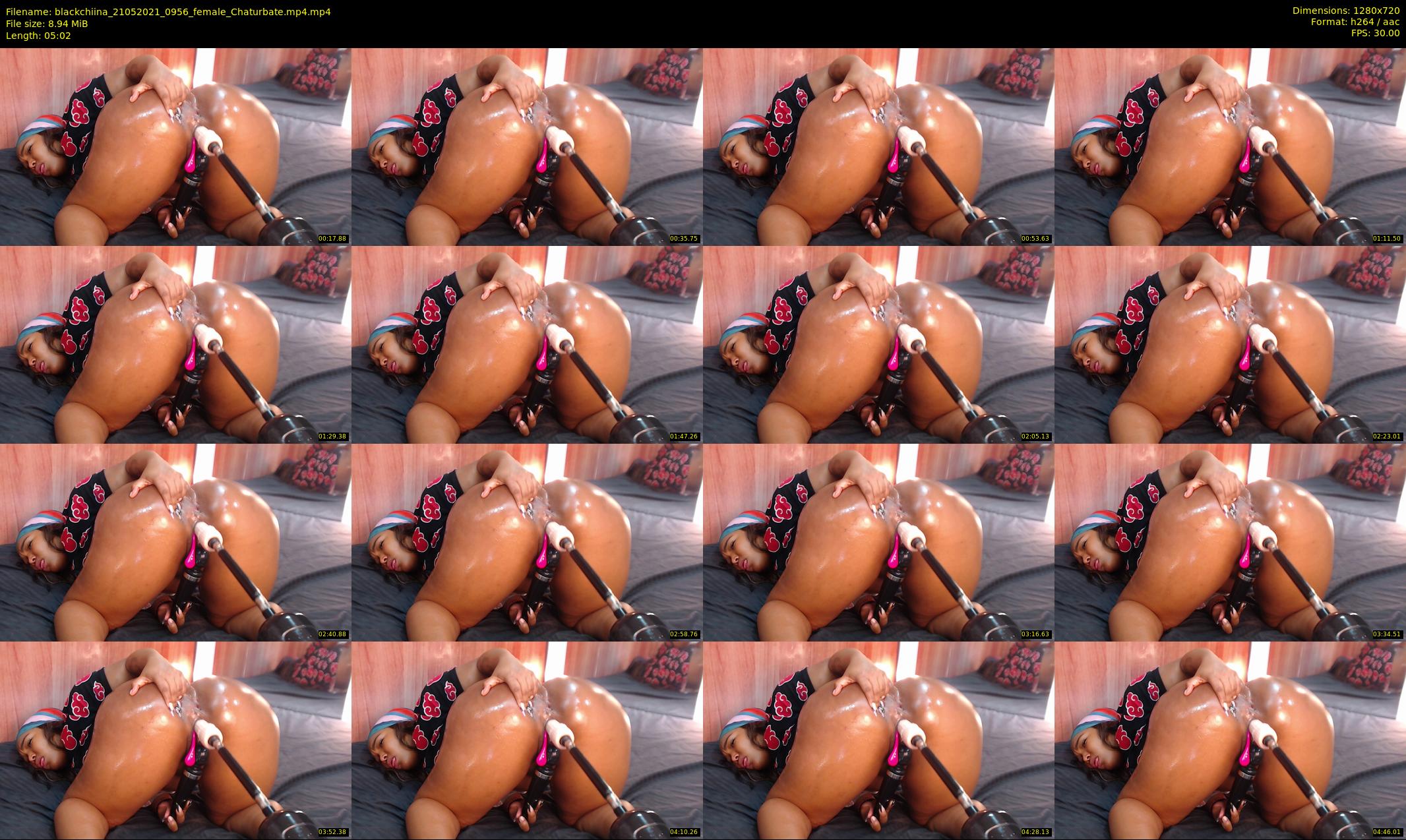 blackchiina — 6 minute Chaturbate female cam show recording, 720p, May 21, 2021