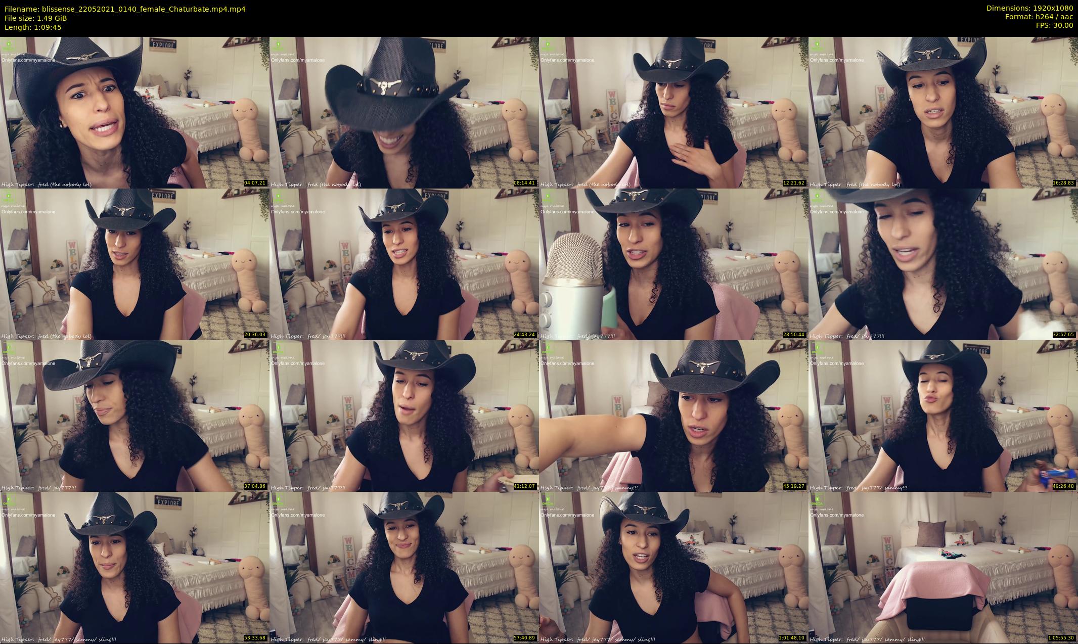 blissense — 70 minute Chaturbate female cam show recording, 1080p, May 22, 2021
