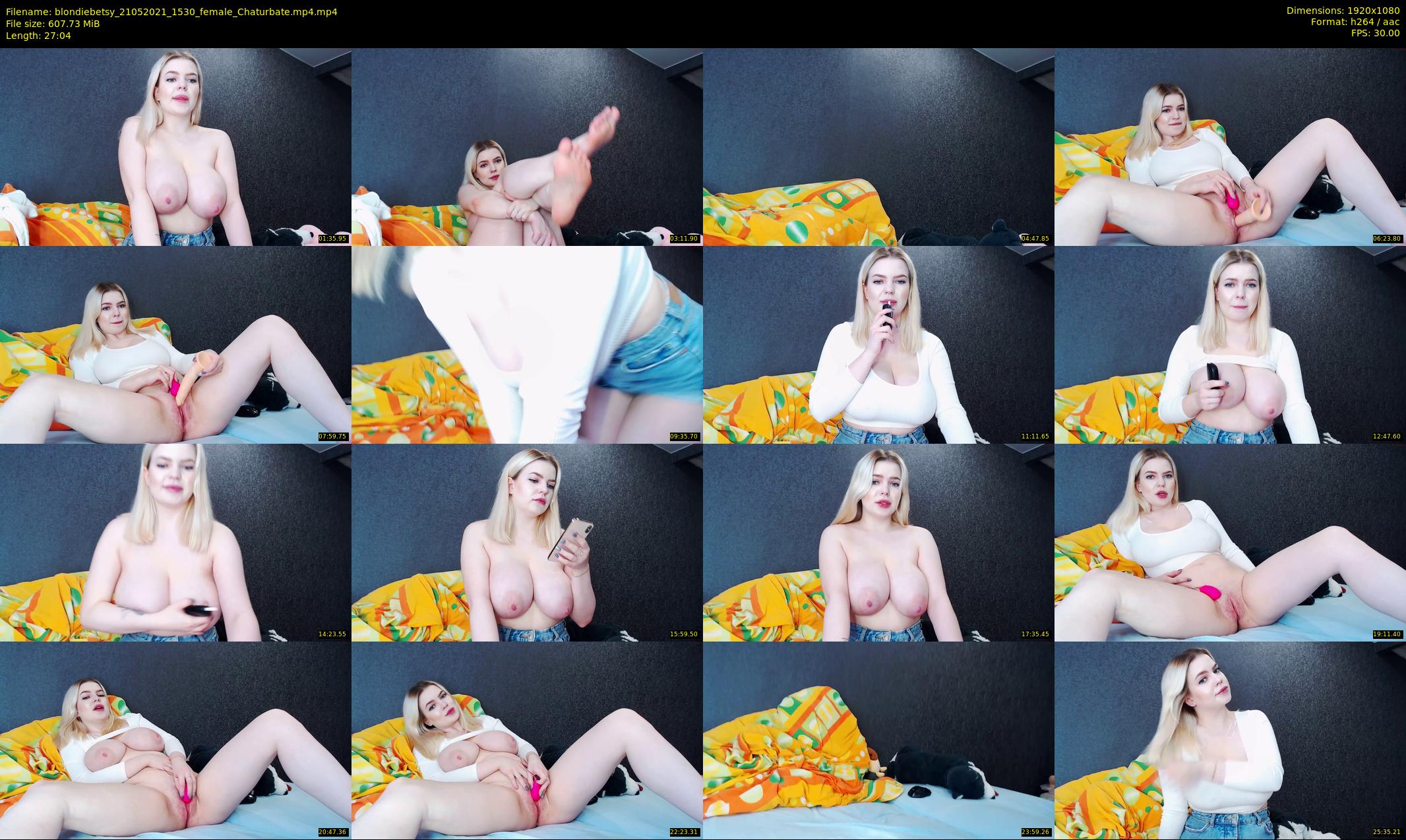 blondiebetsy — 28 minute Chaturbate female cam show recording, 1080p, May 21, 2021