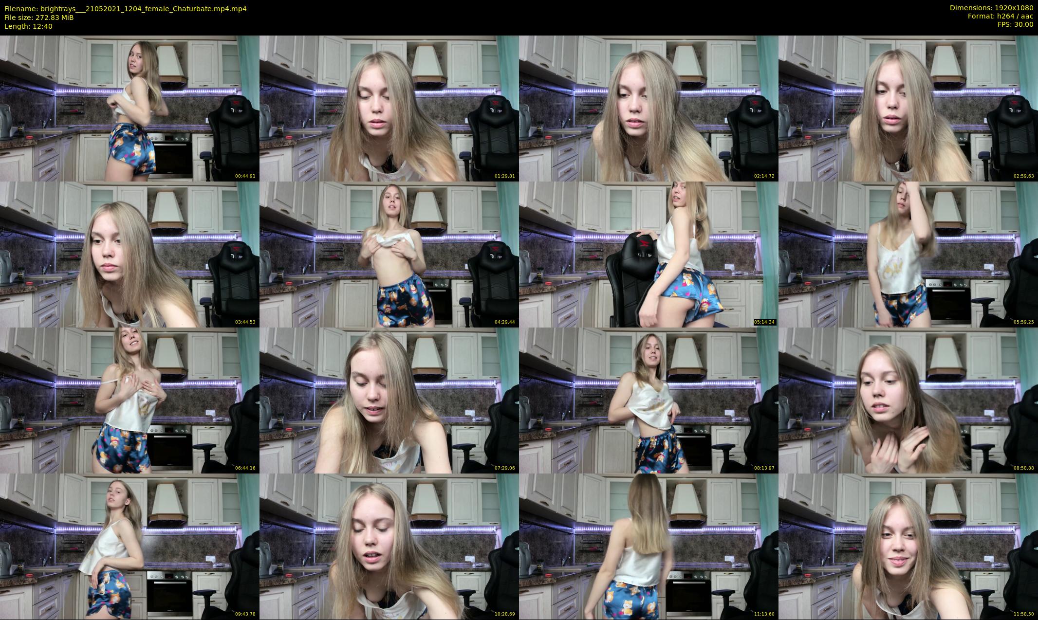 brightrays__ — 13 minute Chaturbate female cam show recording, 1080p, May 21, 2021