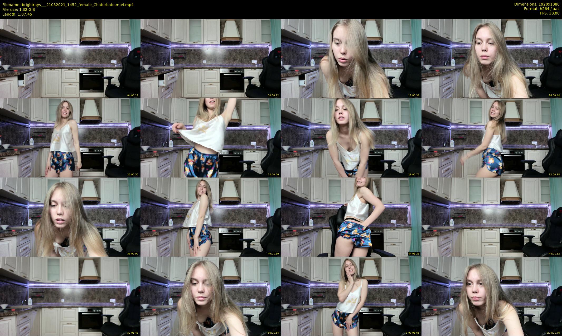 brightrays__ — 68 minute Chaturbate female cam show recording, 1080p, May 21, 2021