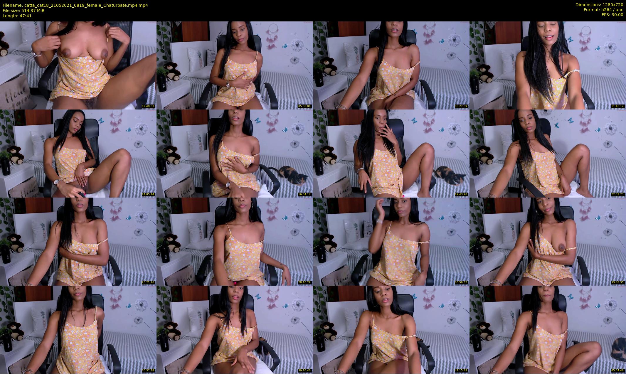 catta_cat18 — 48 minute Chaturbate female cam show recording, 720p, May 21, 2021