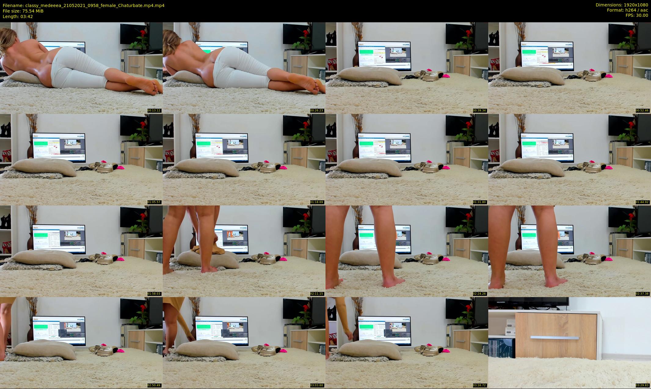 classy_medeeea — 4 minute Chaturbate female cam show recording, 1080p, May 21, 2021