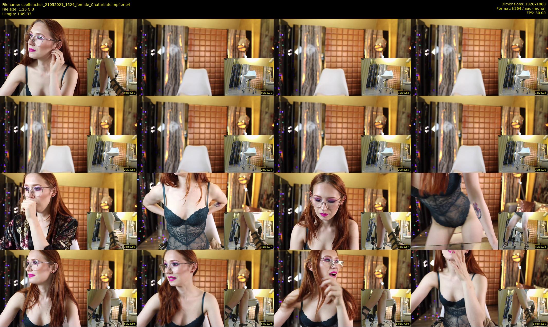 coolteacher — 70 minute Chaturbate female cam show recording, 1080p, May 21, 2021