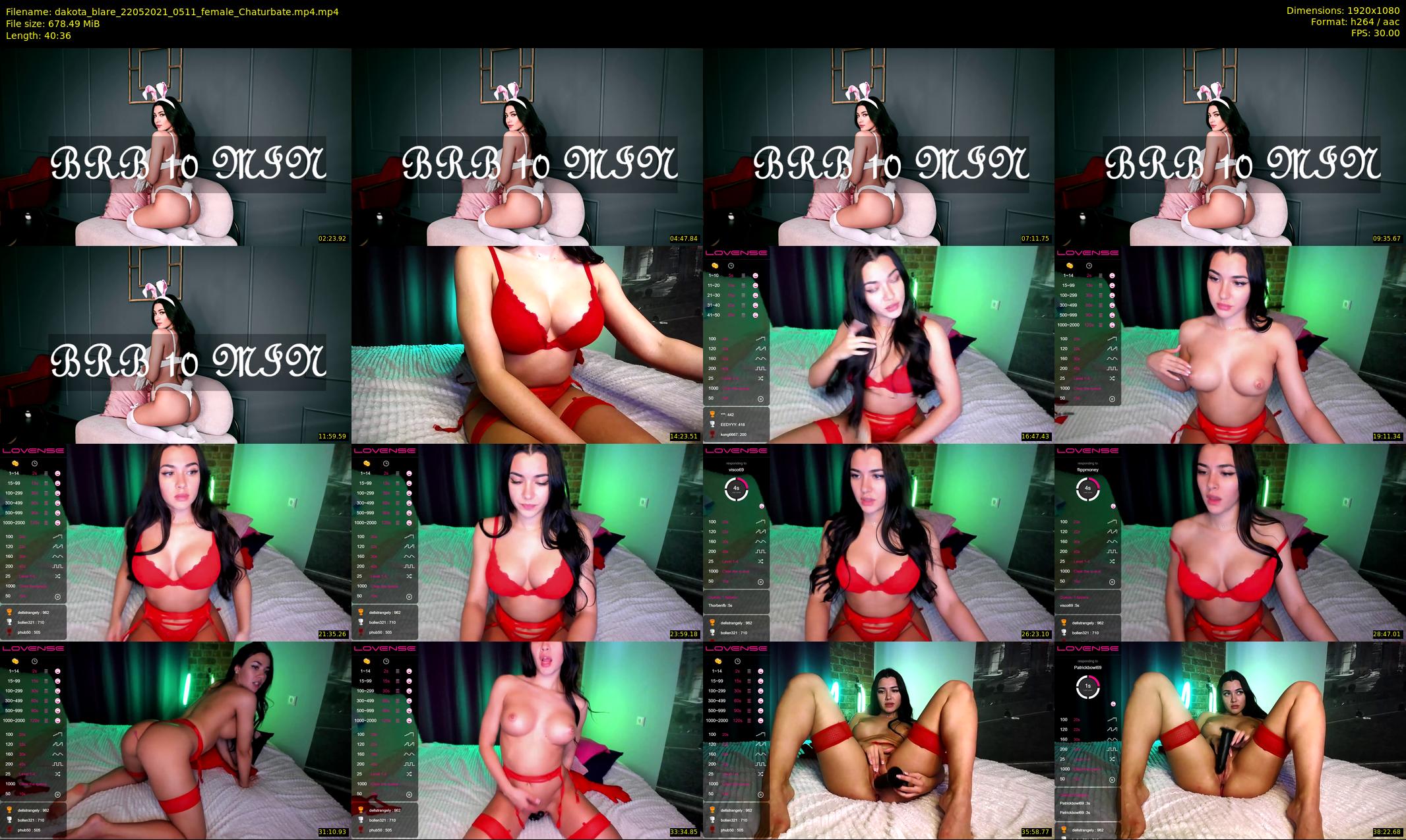 dakota_blare — 41 minute Chaturbate female cam show recording, 1080p, May 22, 2021