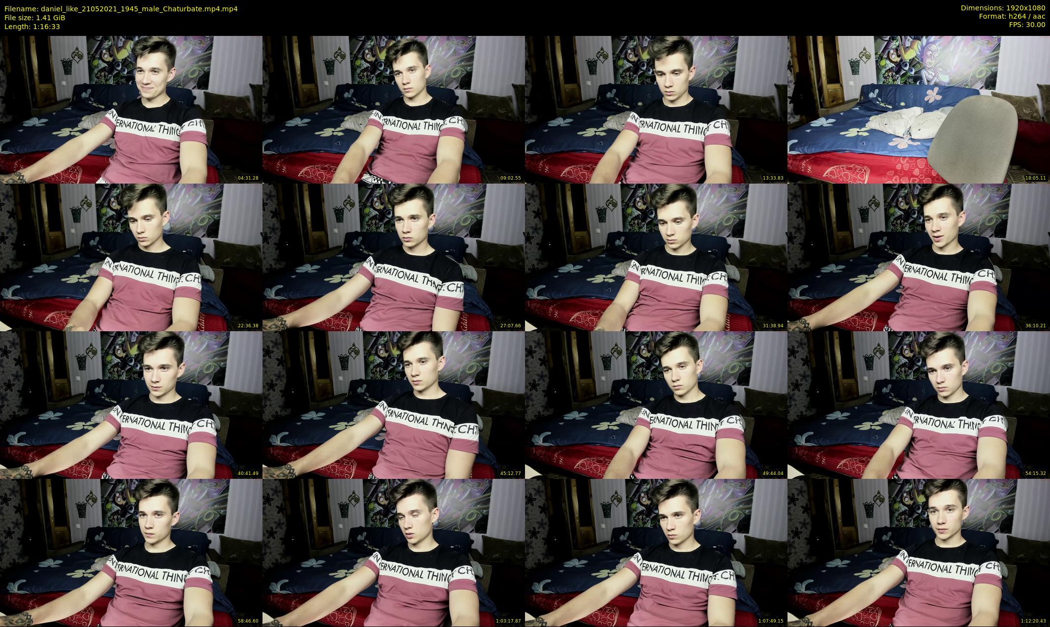 daniel_like — 77 minute Chaturbate male cam show recording, 1080p, May 21, 2021