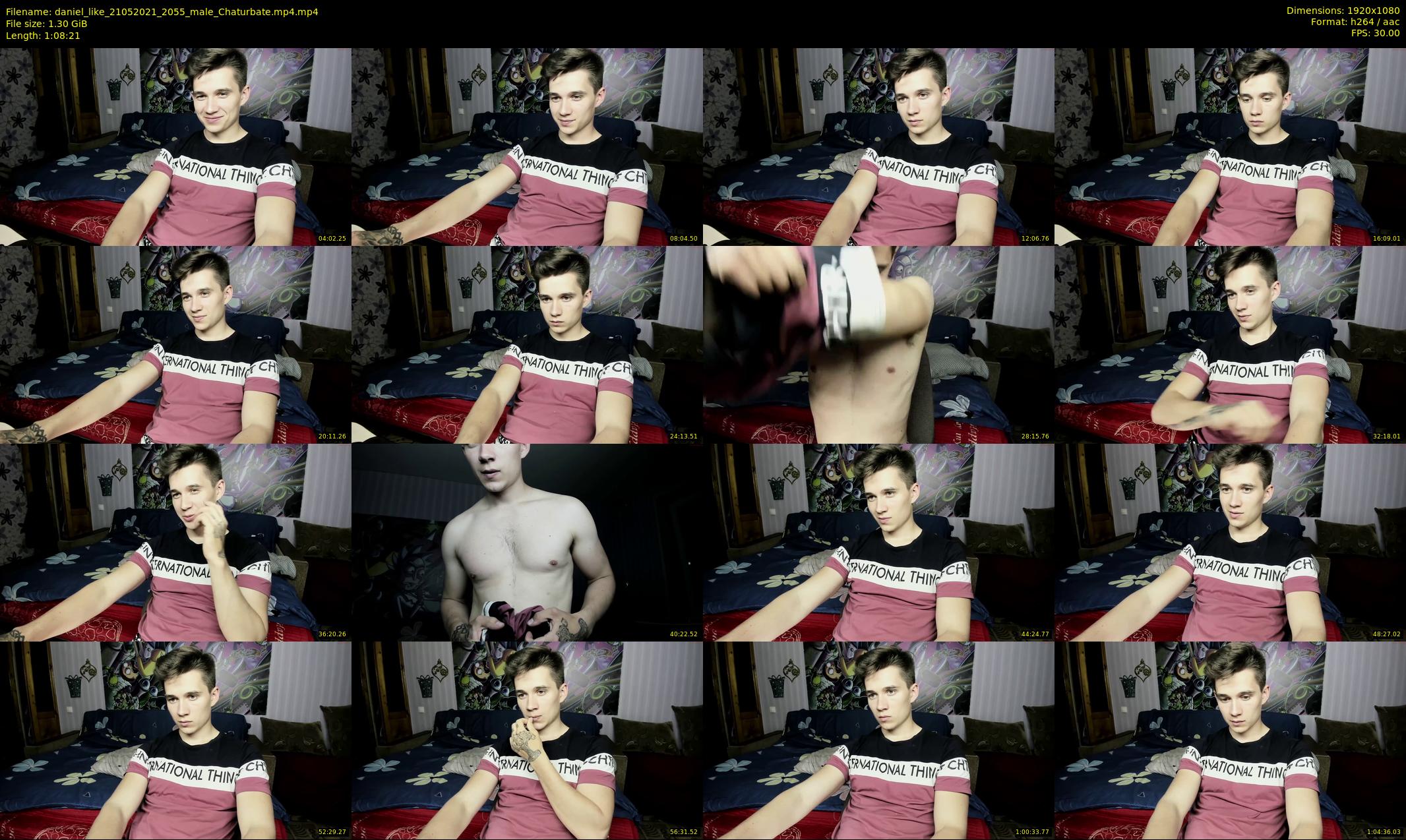 daniel_like — 69 minute Chaturbate male cam show recording, 1080p, May 21, 2021