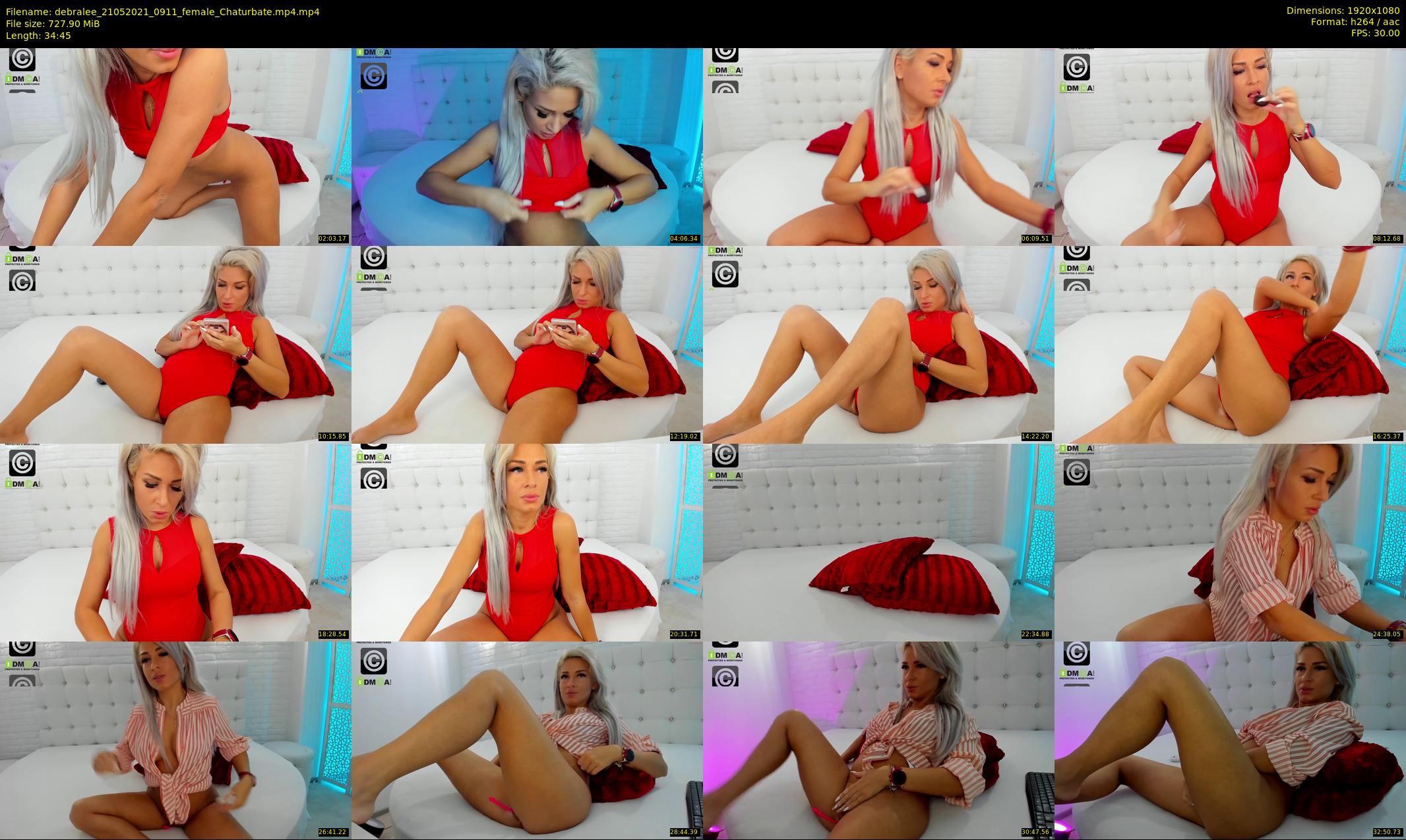 debralee — 35 minute Chaturbate female cam show recording, 1080p, May 21, 2021