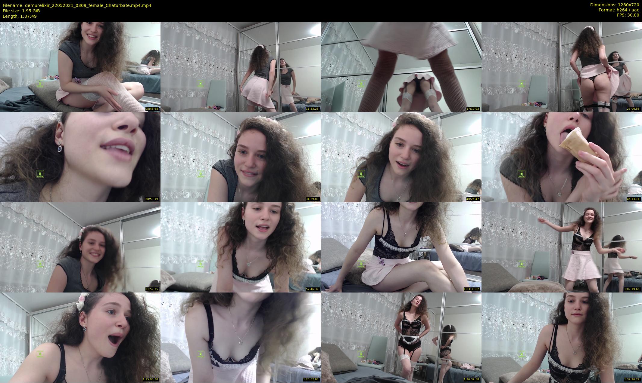 demurelixir — 98 minute Chaturbate female cam show recording, 720p, May 22, 2021