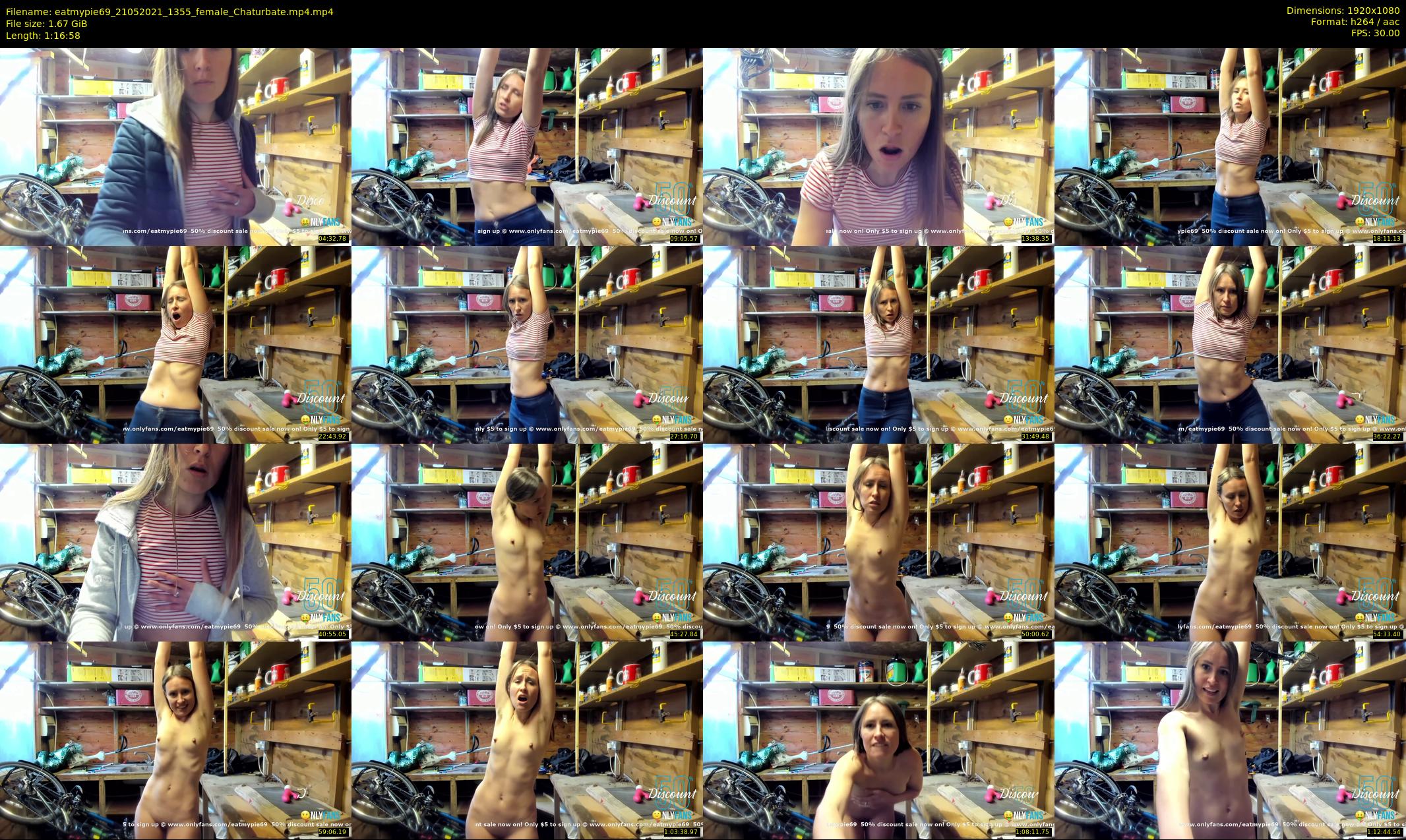 eatmypie69 — 77 minute Chaturbate female cam show recording, 1080p, May 21, 2021