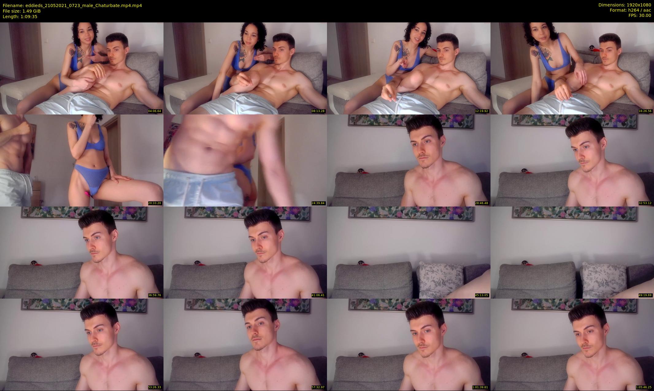 eddieds — 70 minute Chaturbate male cam show recording, 1080p, May 21, 2021