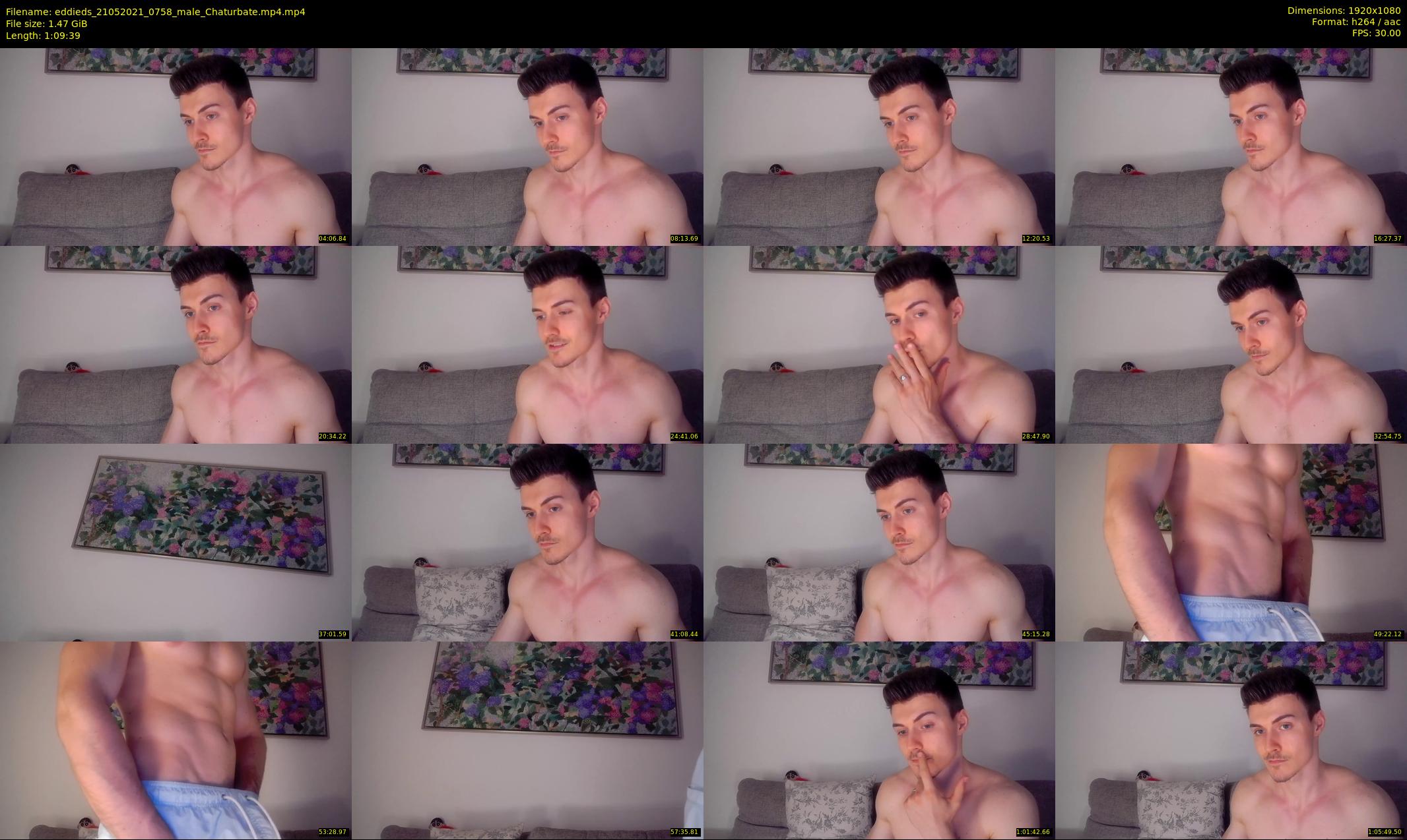 eddieds — 70 minute Chaturbate male cam show recording, 1080p, May 21, 2021