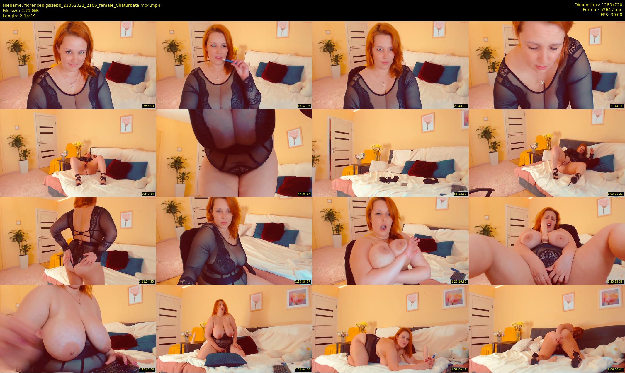 florencebigsizebb — 135 minute Chaturbate female cam show recording, 720p, May 21, 2021