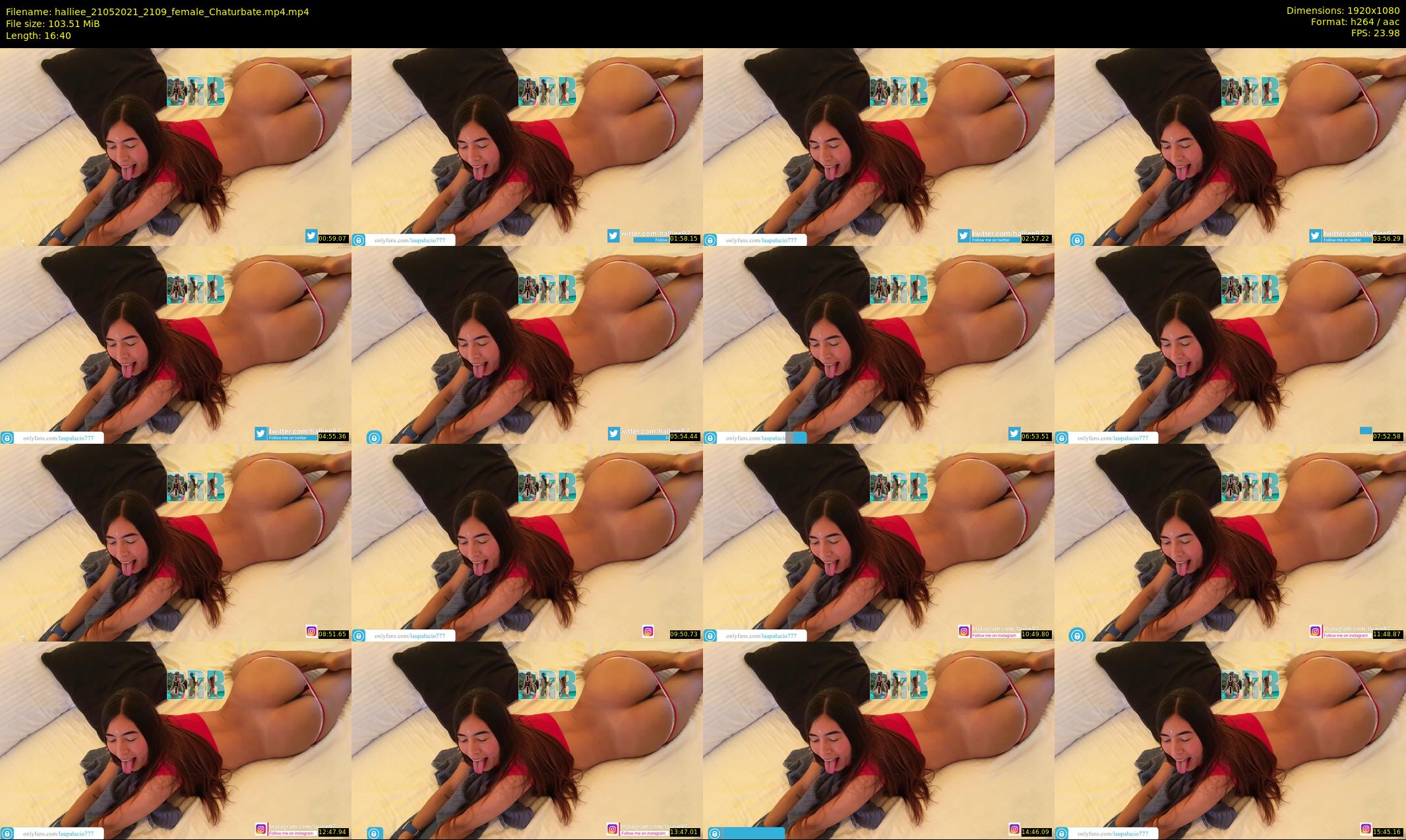 halliee — 17 minute Chaturbate couple cam show recording, 1080p, May 21, 2021