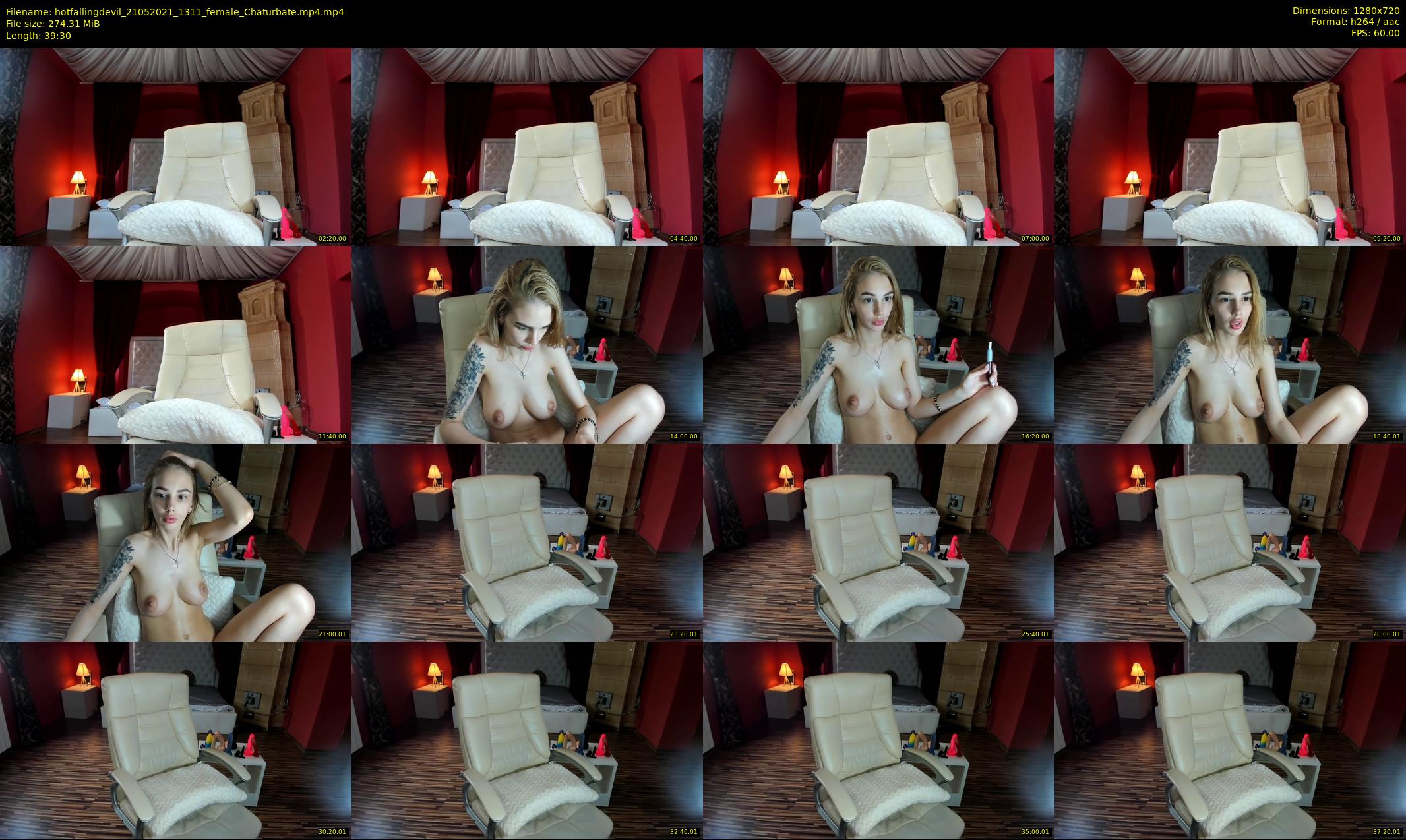 hotfallingdevil — 40 minute Chaturbate female cam show recording, 720p, May 21, 2021