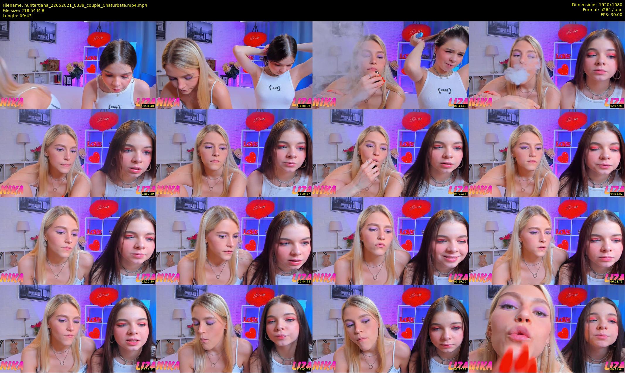 huntertiana — 10 minute Chaturbate female cam show recording, 1080p, May 22, 2021