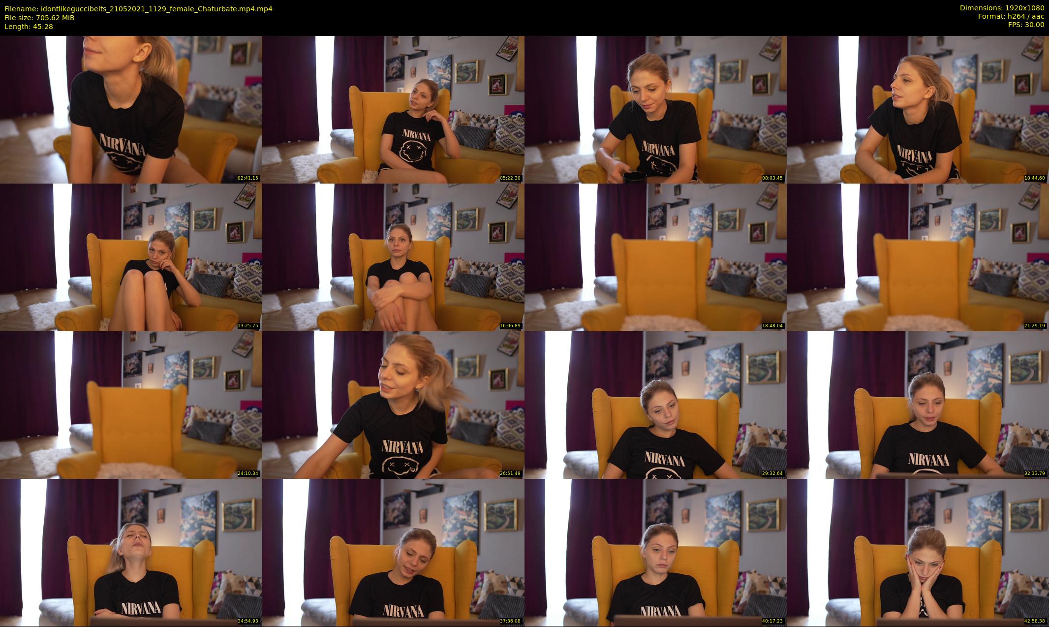 idontlikeguccibelts — 46 minute Chaturbate female cam show recording, 1080p, May 21, 2021
