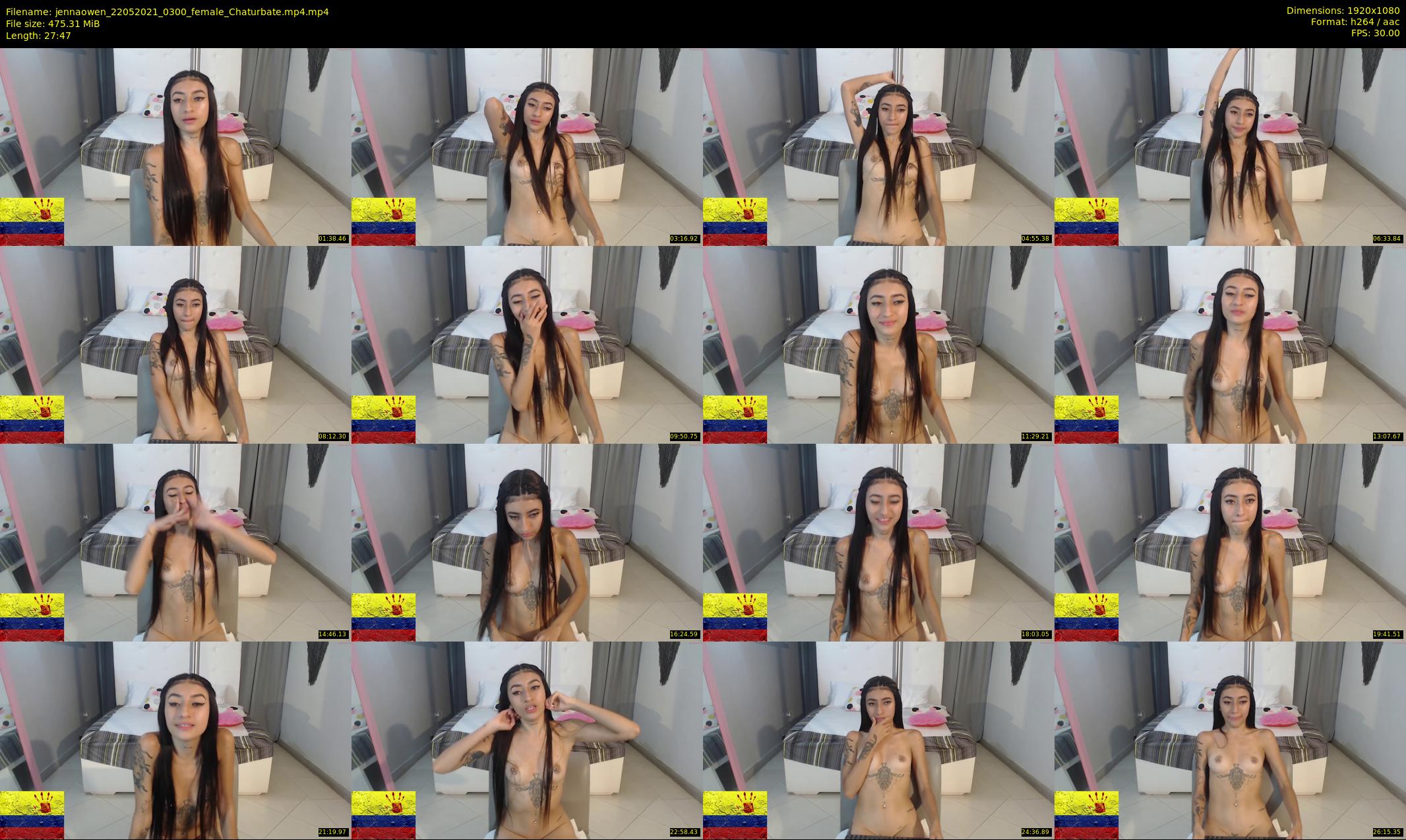 jennaowen — 28 minute Chaturbate female cam show recording, 1080p, May 22, 2021
