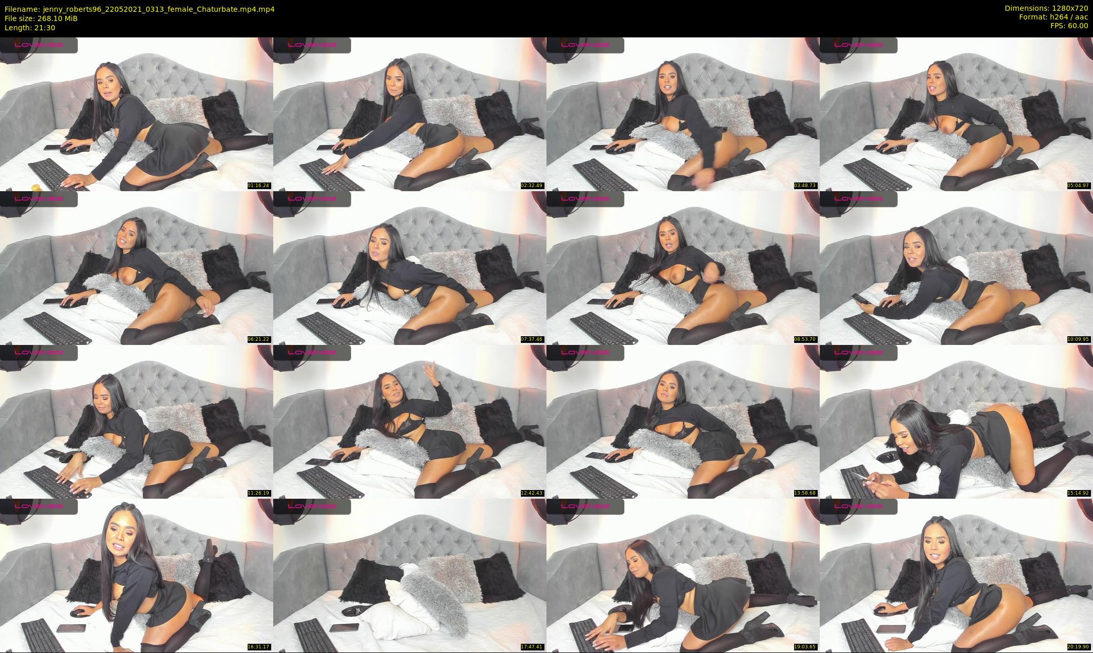 jenny_roberts96 — 22 minute Chaturbate female cam show recording, 720p, May 22, 2021