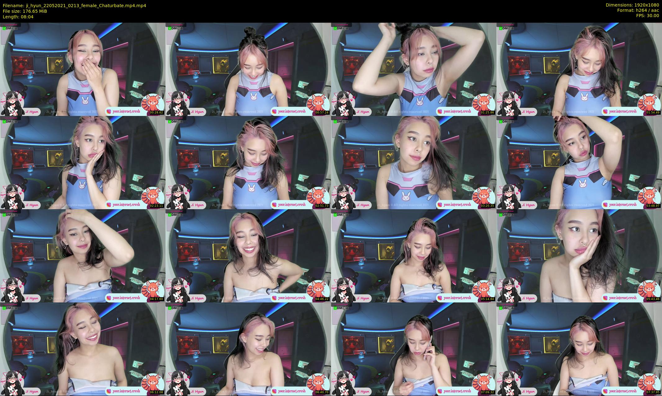 ji_hyun — 9 minute Chaturbate female cam show recording, 1080p, May 22, 2021