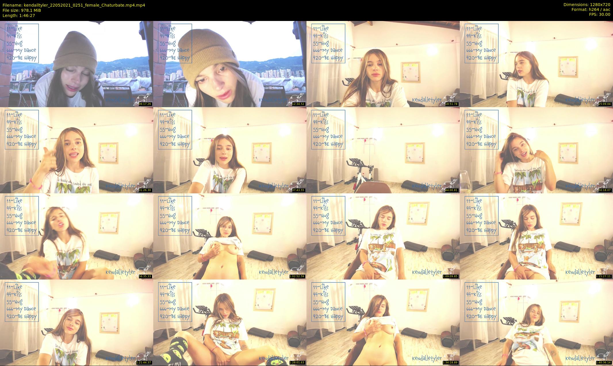 kendalltyler — 107 minute Chaturbate female cam show recording, 720p, May 22, 2021