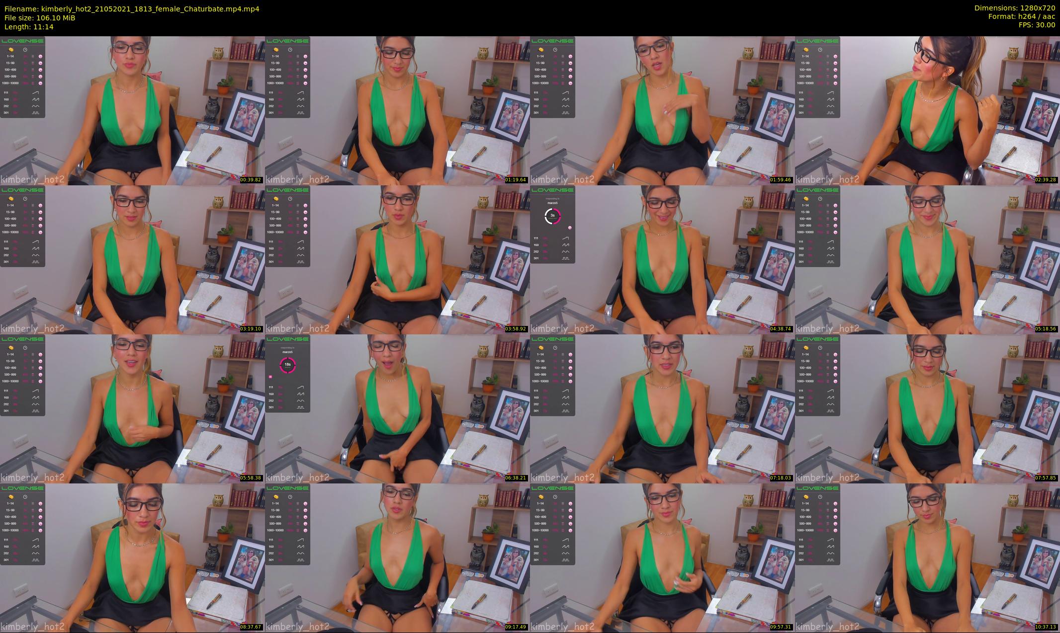 kimberly_hot2 — 12 minute Chaturbate female cam show recording, 720p, May 21, 2021