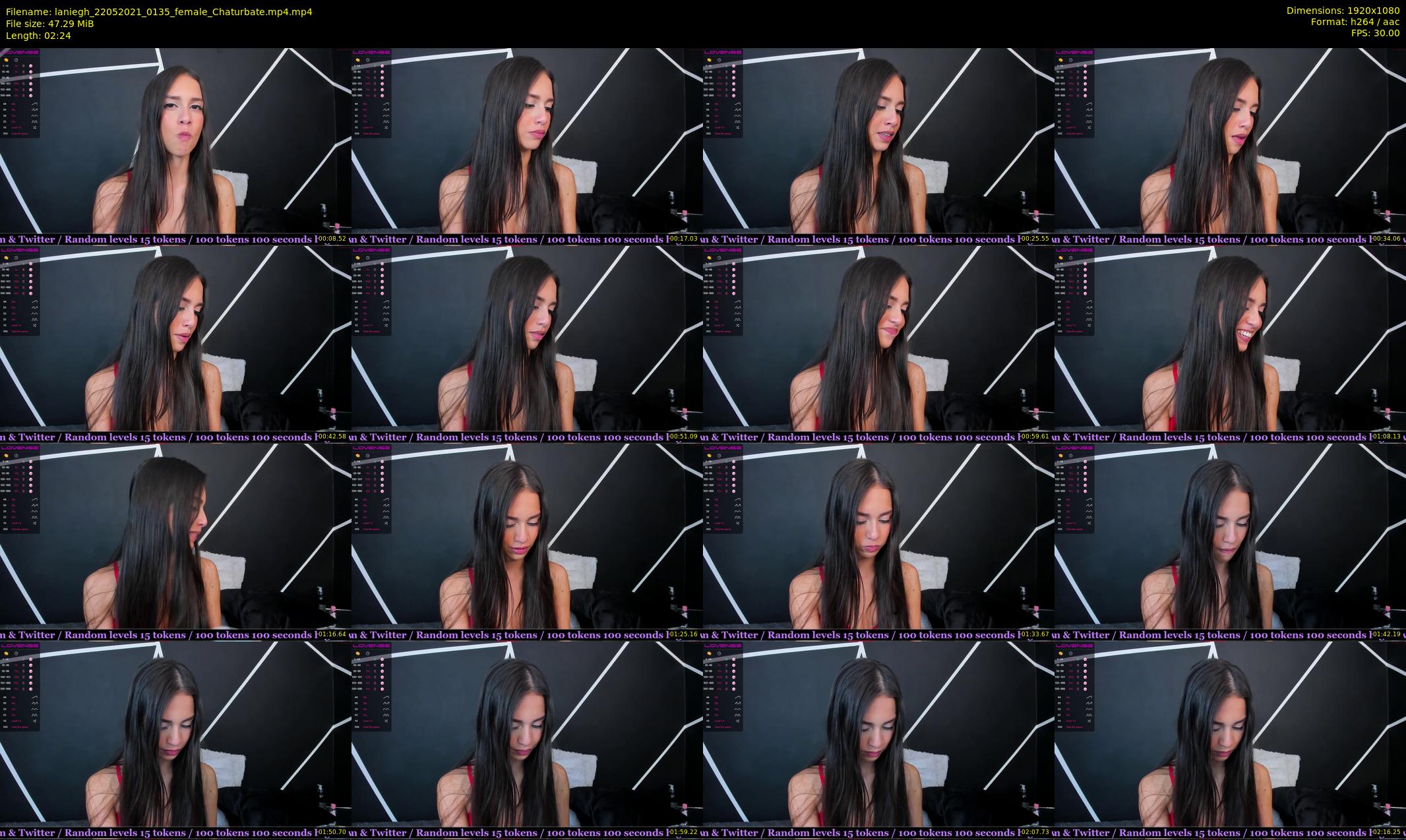 laniegh — 3 minute Chaturbate female cam show recording, 1080p, May 22, 2021