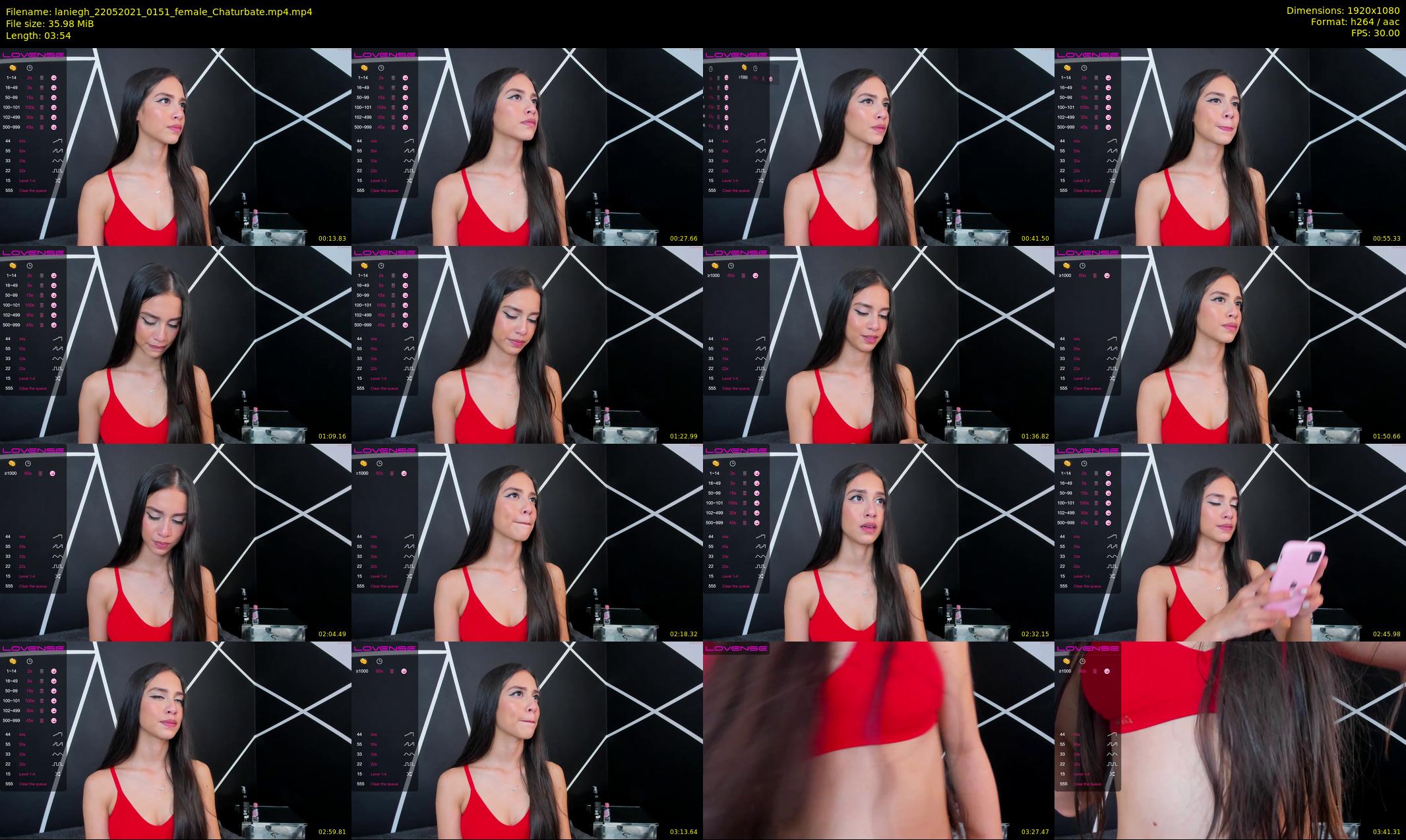 laniegh — 4 minute Chaturbate female cam show recording, 1080p, May 22, 2021