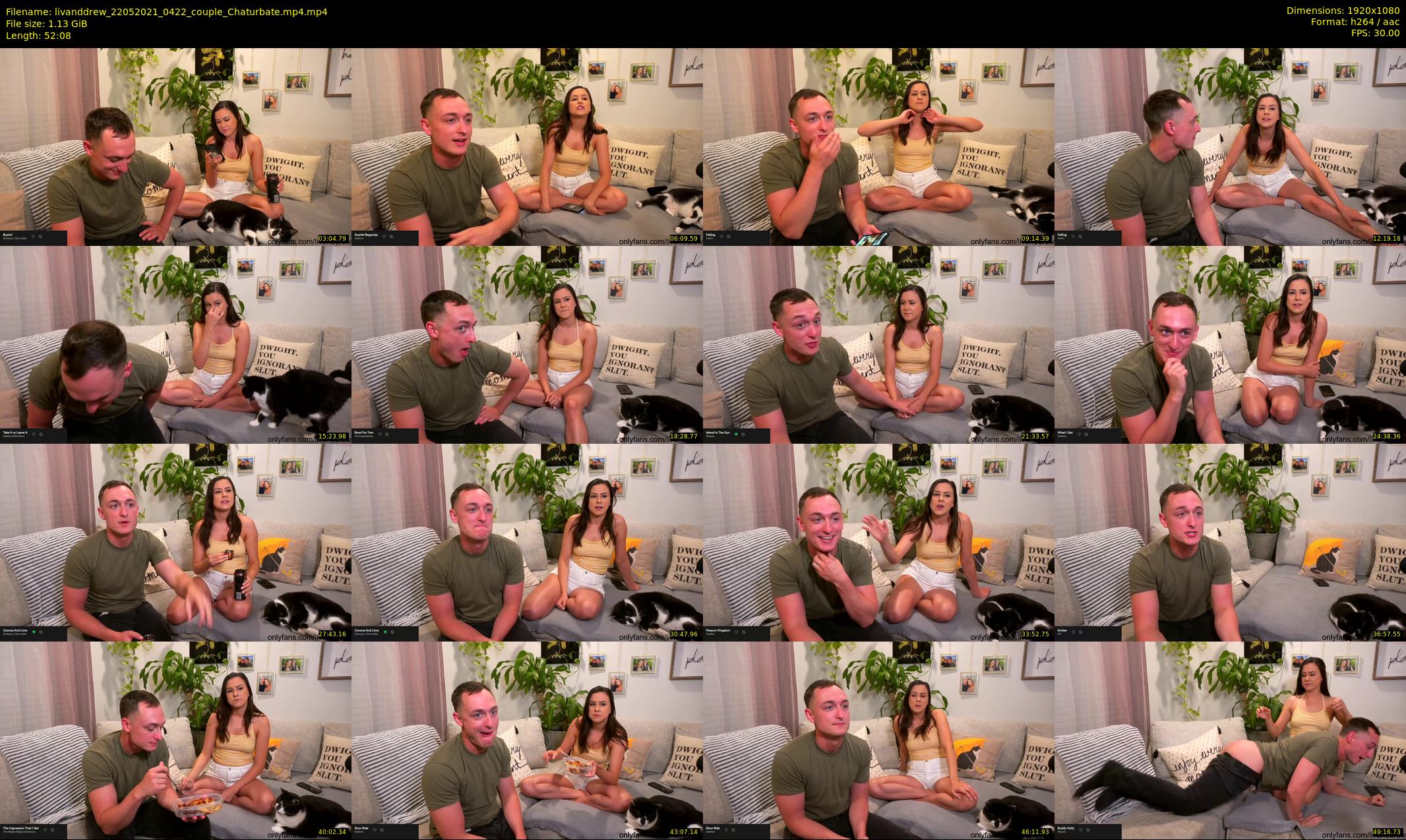 livanddrew — 53 minute Chaturbate couple cam show recording, 1080p, May 22, 2021