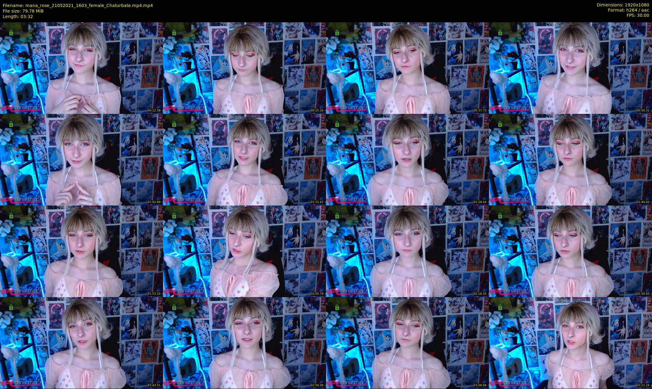 mana_rose — 4 minute Chaturbate female cam show recording, 1080p, May 21, 2021