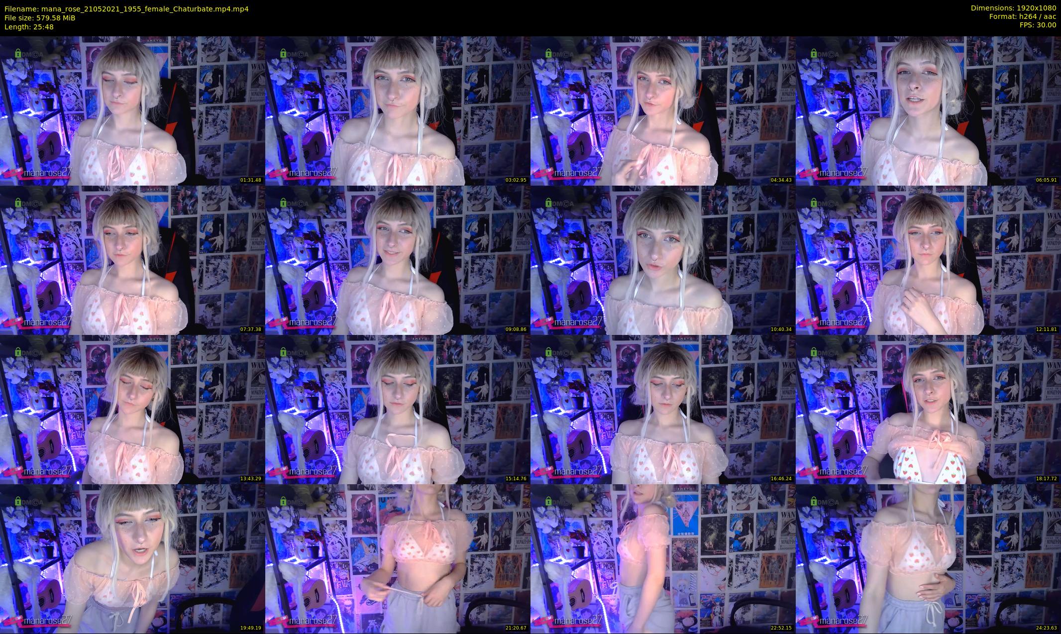 mana_rose — 26 minute Chaturbate female cam show recording, 1080p, May 21, 2021