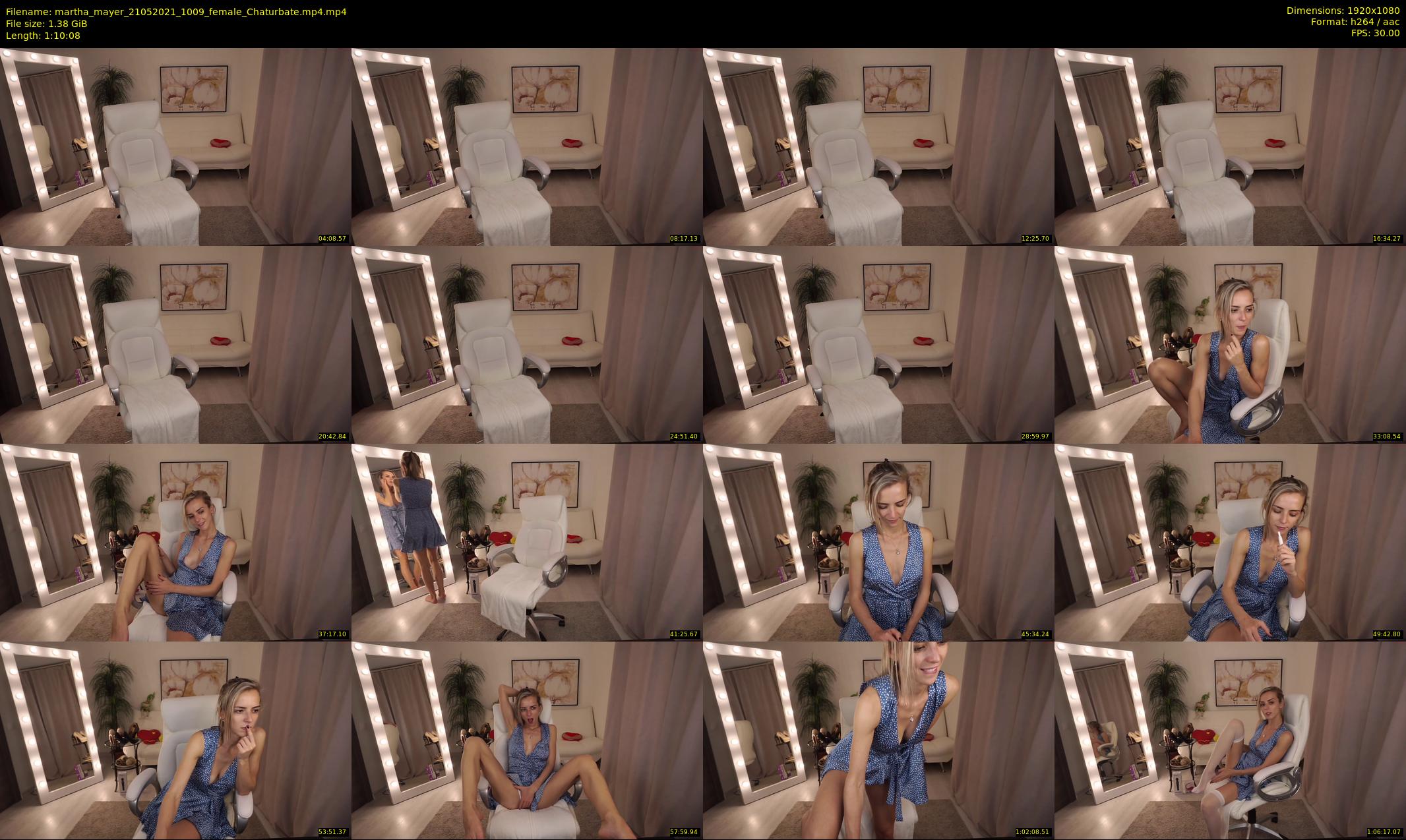 martha_mayer — 71 minute Chaturbate female cam show recording, 1080p, May 21, 2021