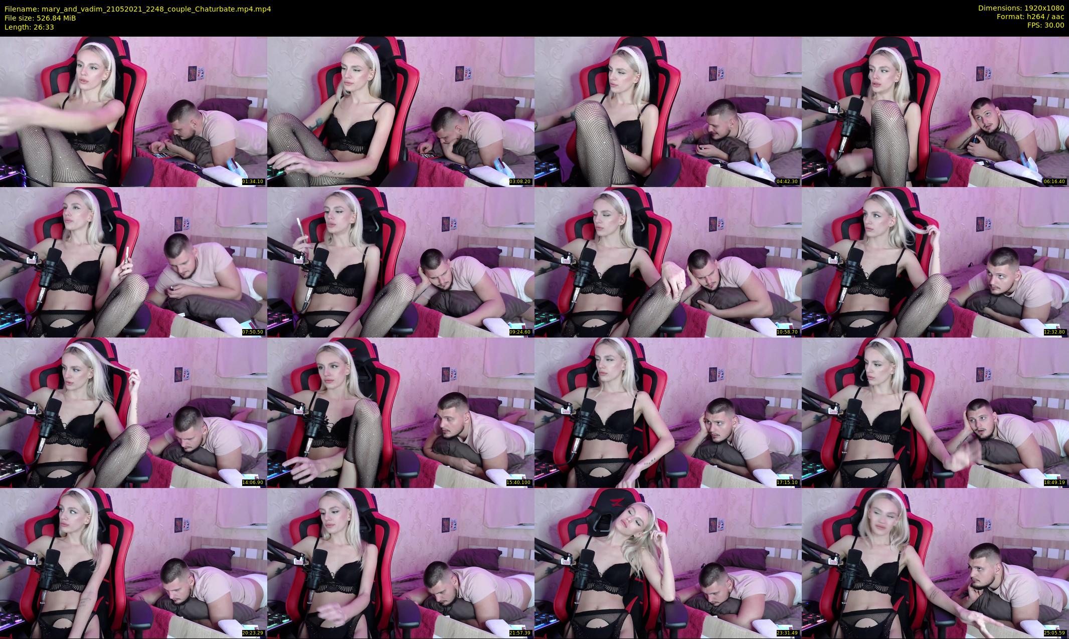 mary_and_vadim — 27 minute Chaturbate couple cam show recording, 1080p, May 21, 2021