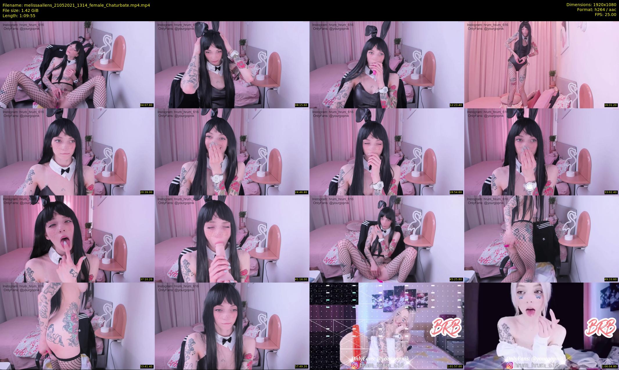 melissaallens — 70 minute Chaturbate female cam show recording, 1080p, May 21, 2021