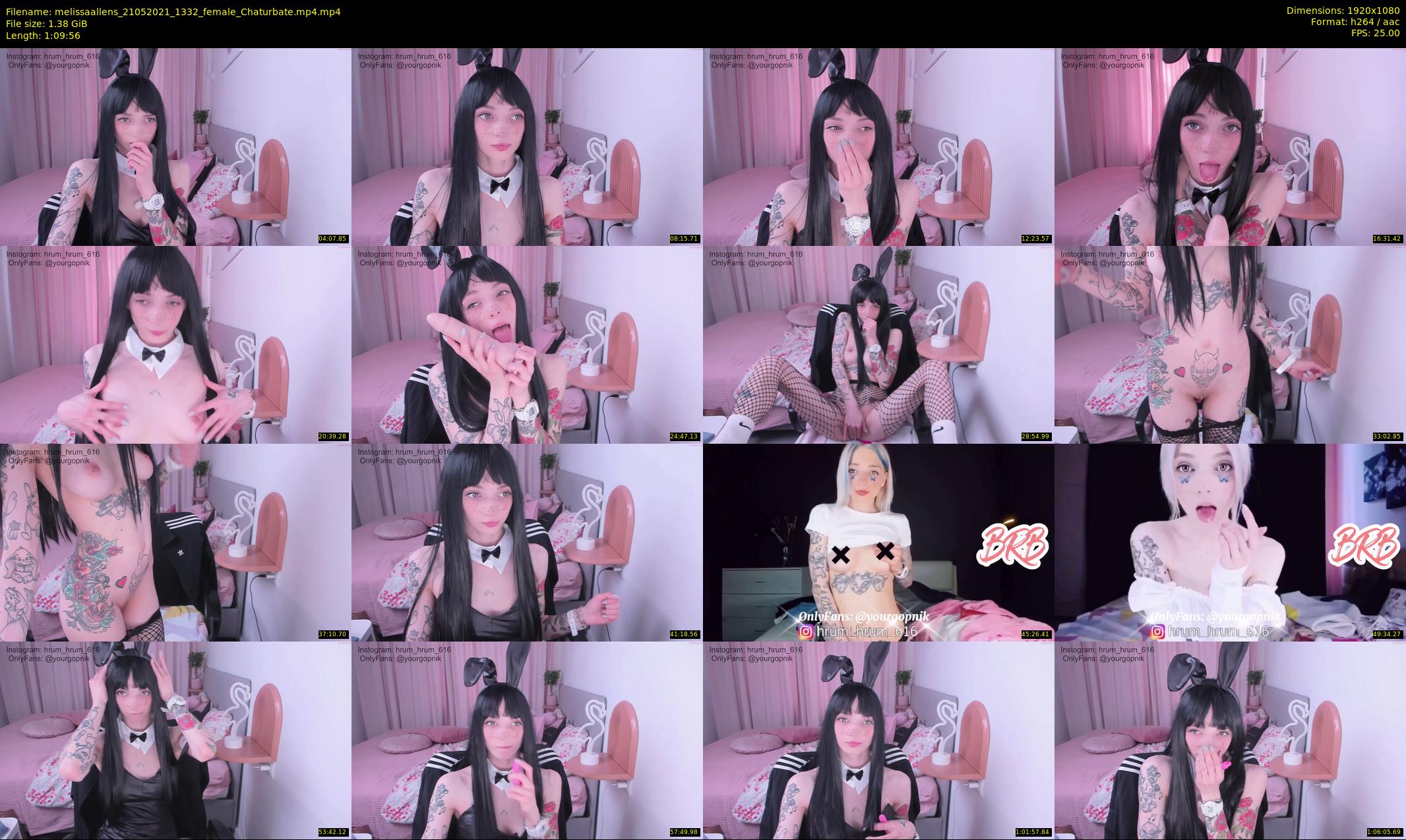 melissaallens — 70 minute Chaturbate female cam show recording, 1080p, May 21, 2021