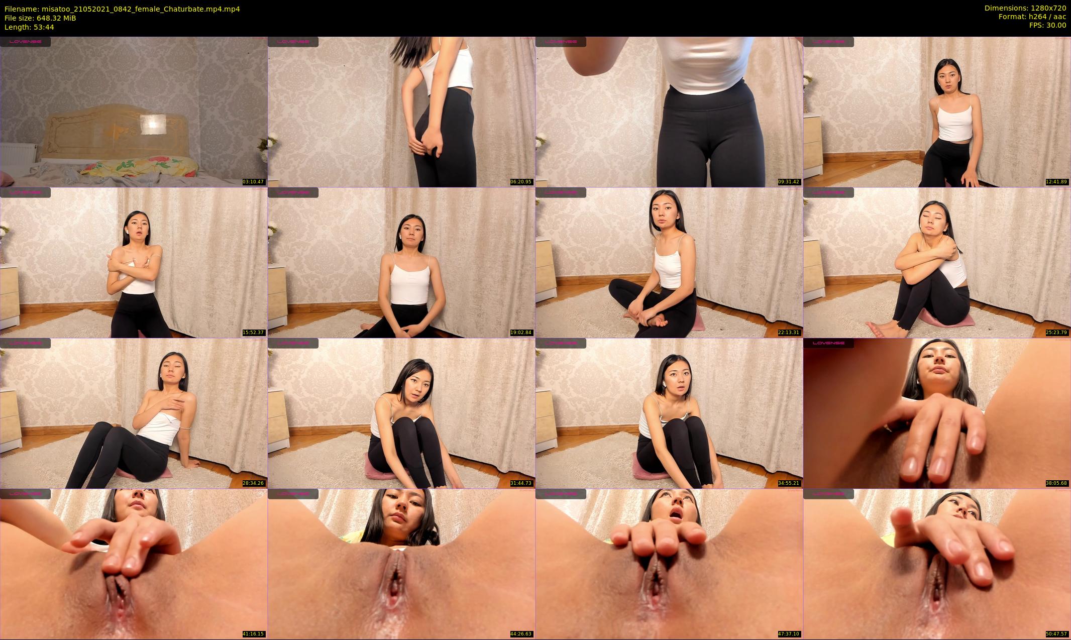 misatoo — 54 minute Chaturbate female cam show recording, 720p, May 21, 2021