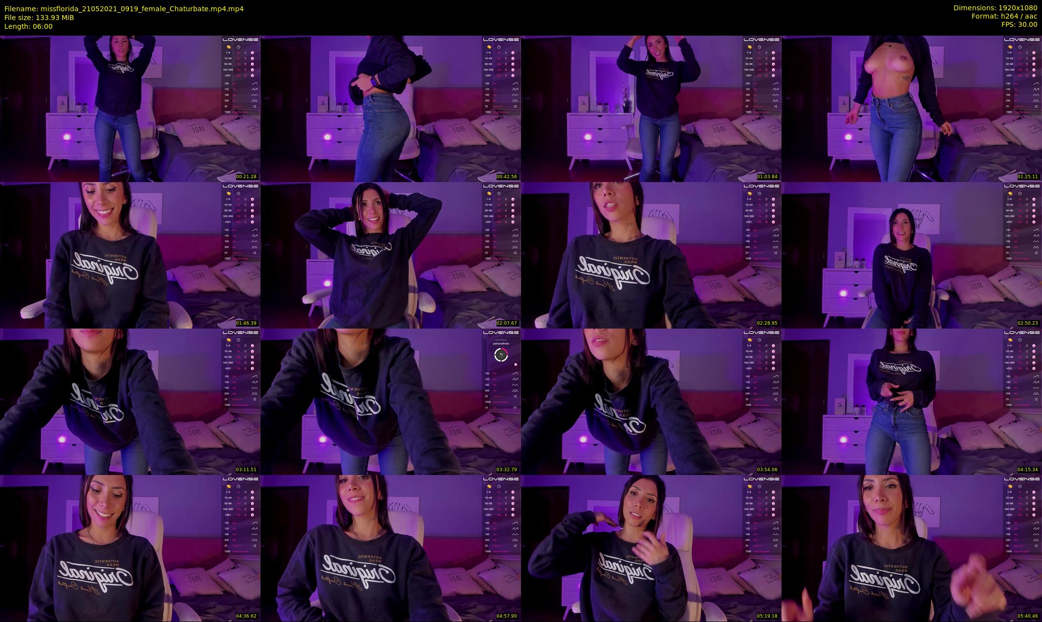 missflorida — 6 minute Chaturbate female cam show recording, 1080p, May 21, 2021