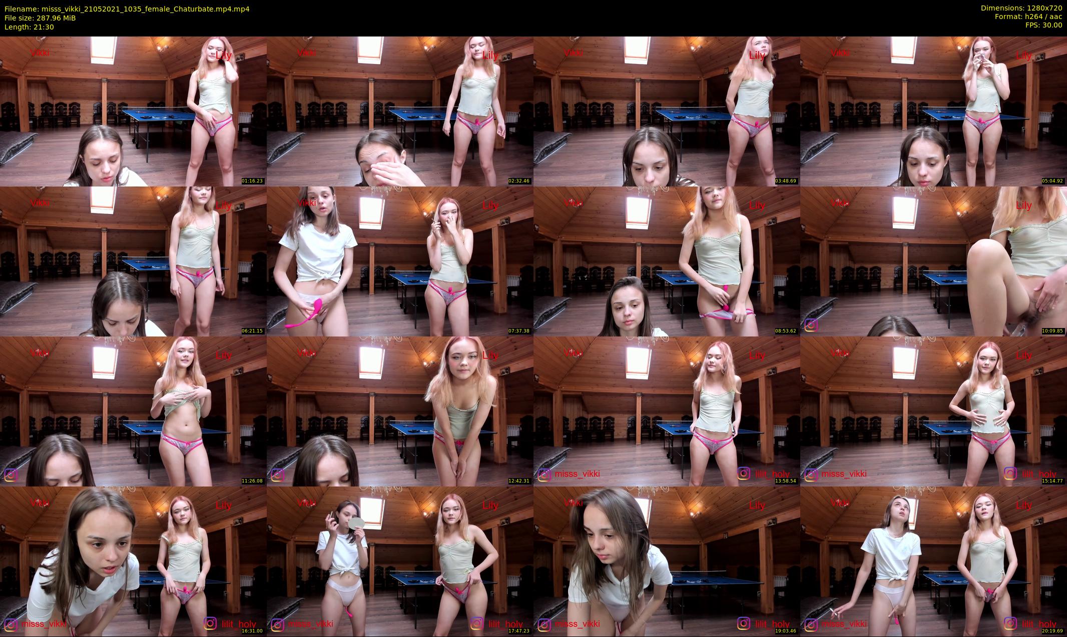 misss_vikki — 22 minute Chaturbate female cam show recording, 720p, May 21, 2021