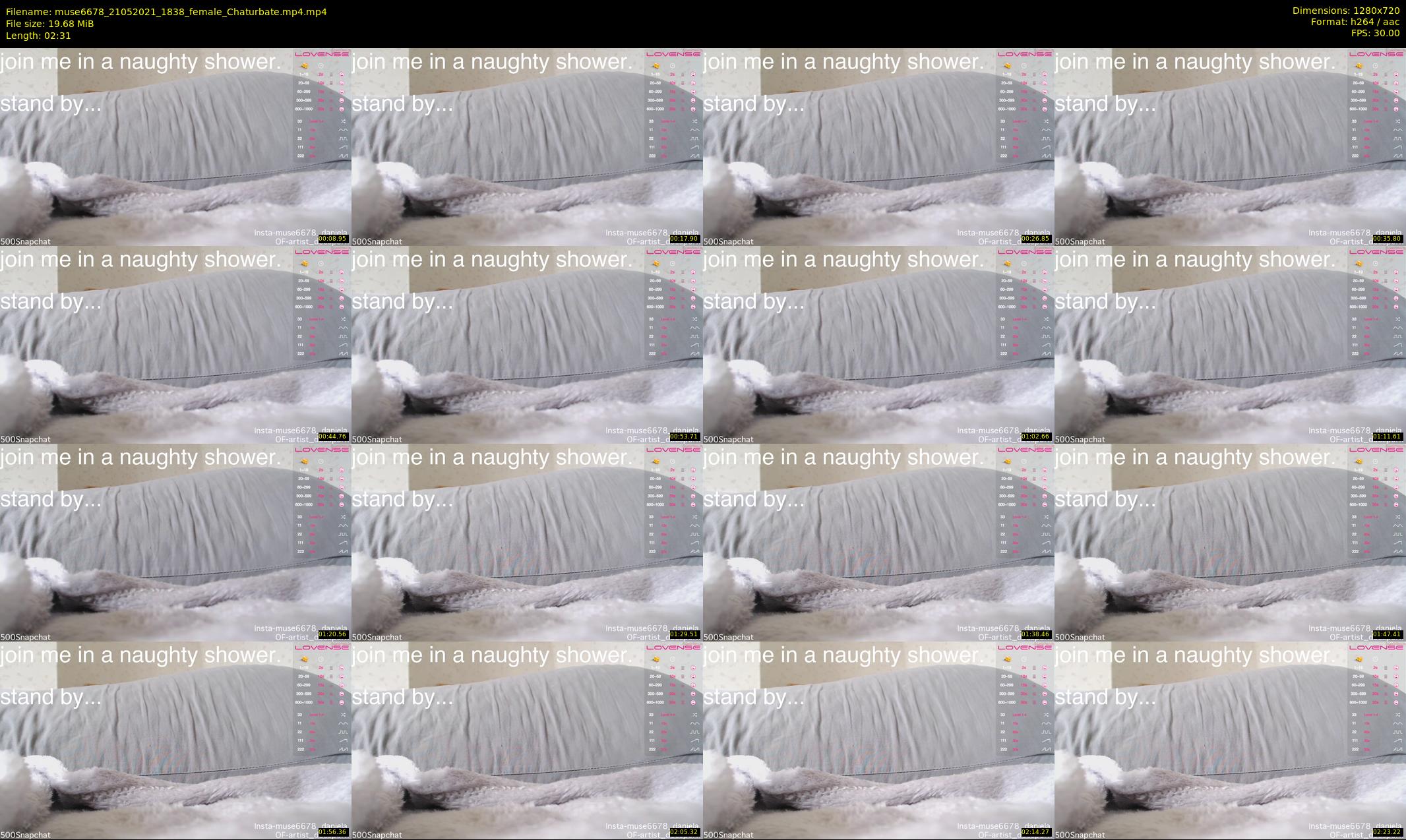 muse6678 — 3 minute Chaturbate female cam show recording, 720p, May 21, 2021