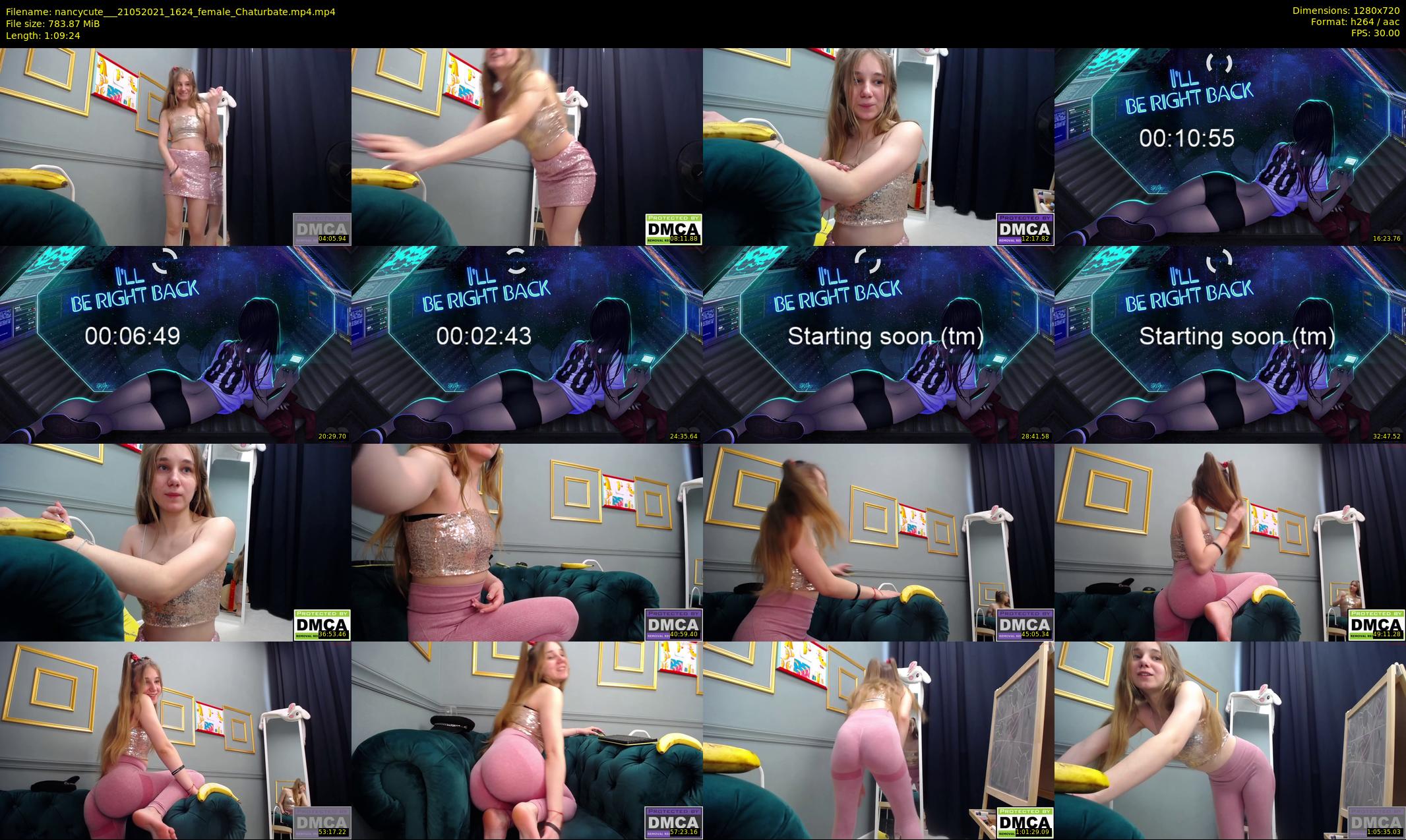 nancycute__ — 70 minute Chaturbate female cam show recording, 720p, May 21, 2021