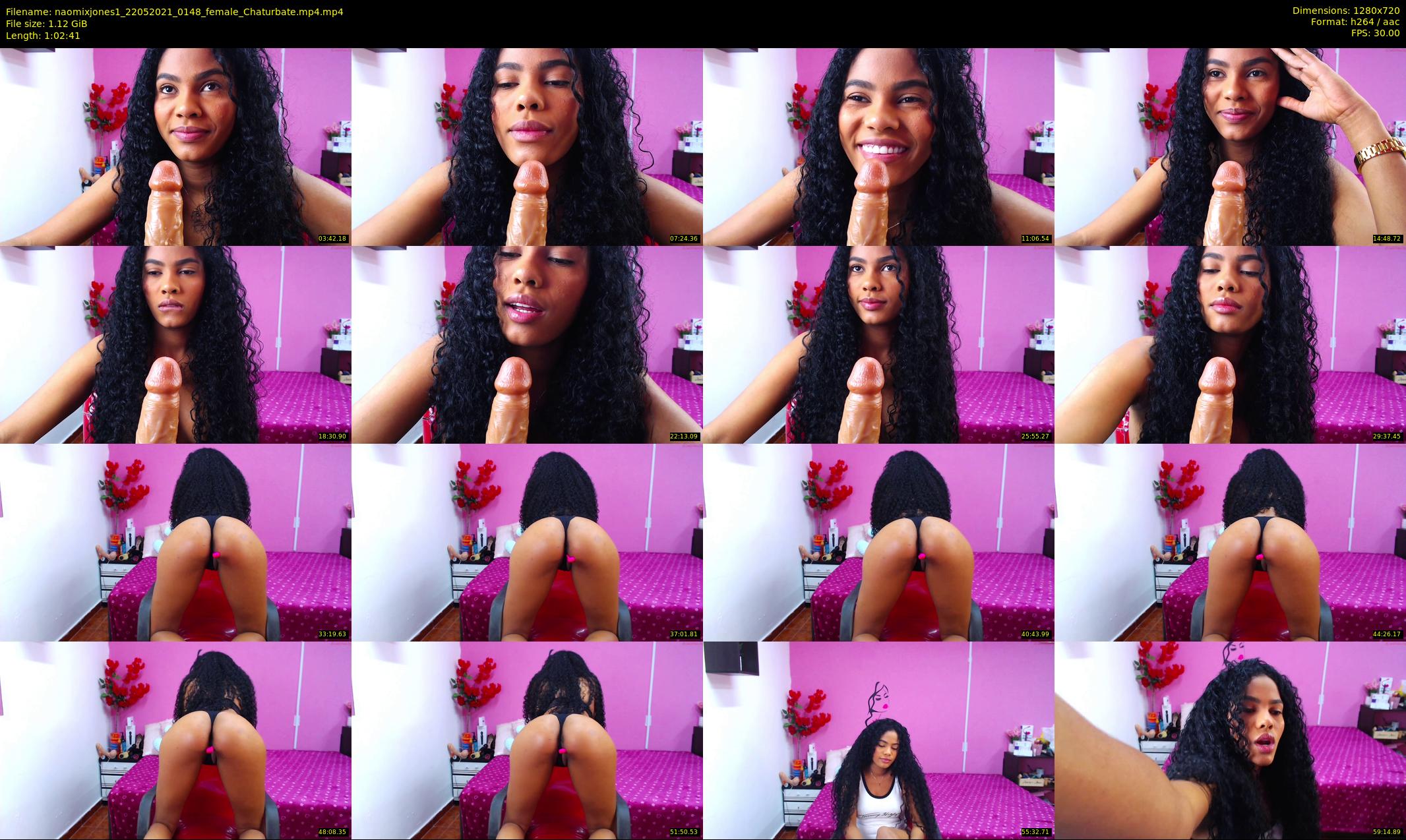 naomixjones1 — 63 minute Chaturbate female cam show recording, 720p, May 22, 2021