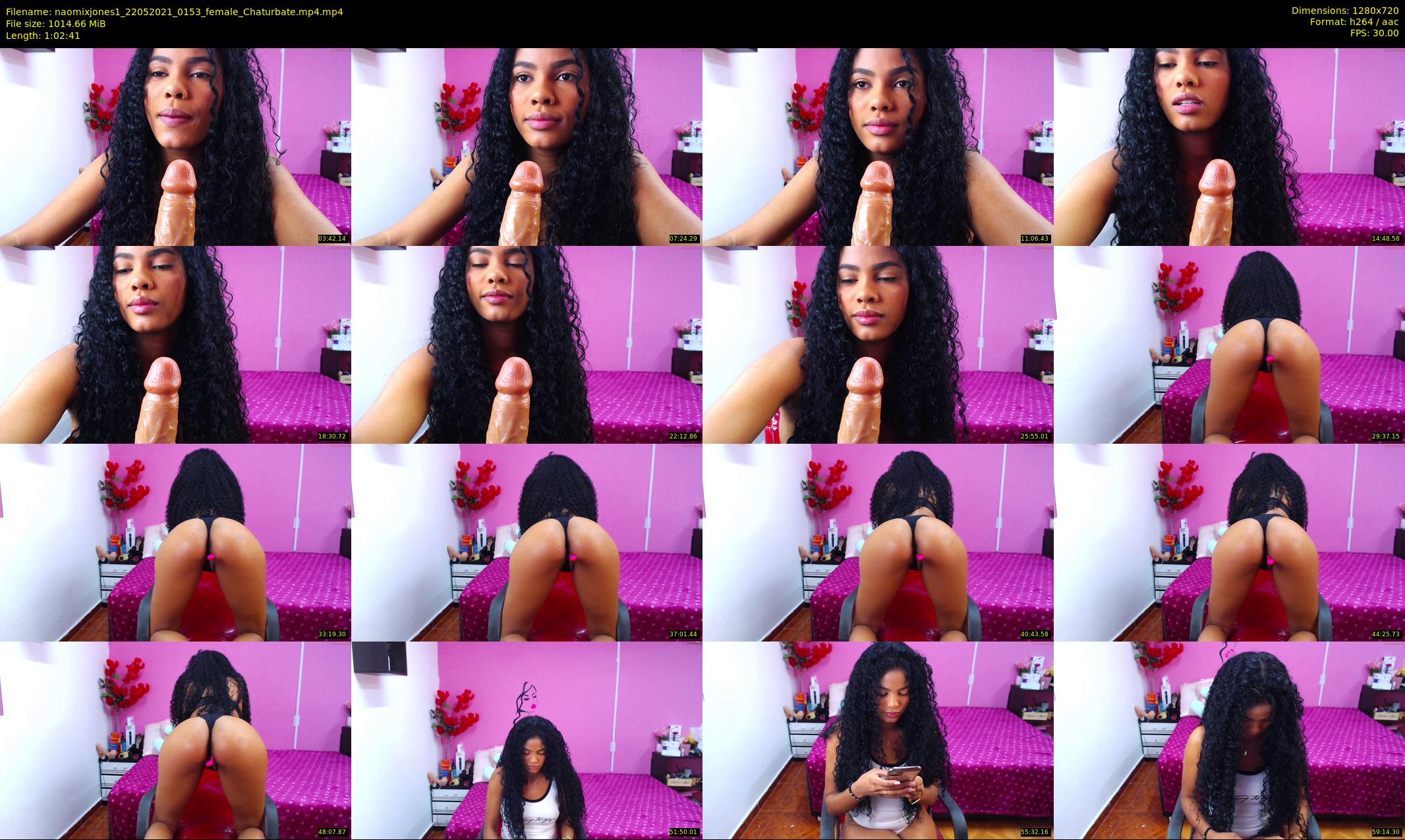 naomixjones1 — 63 minute Chaturbate female cam show recording, 720p, May 22, 2021