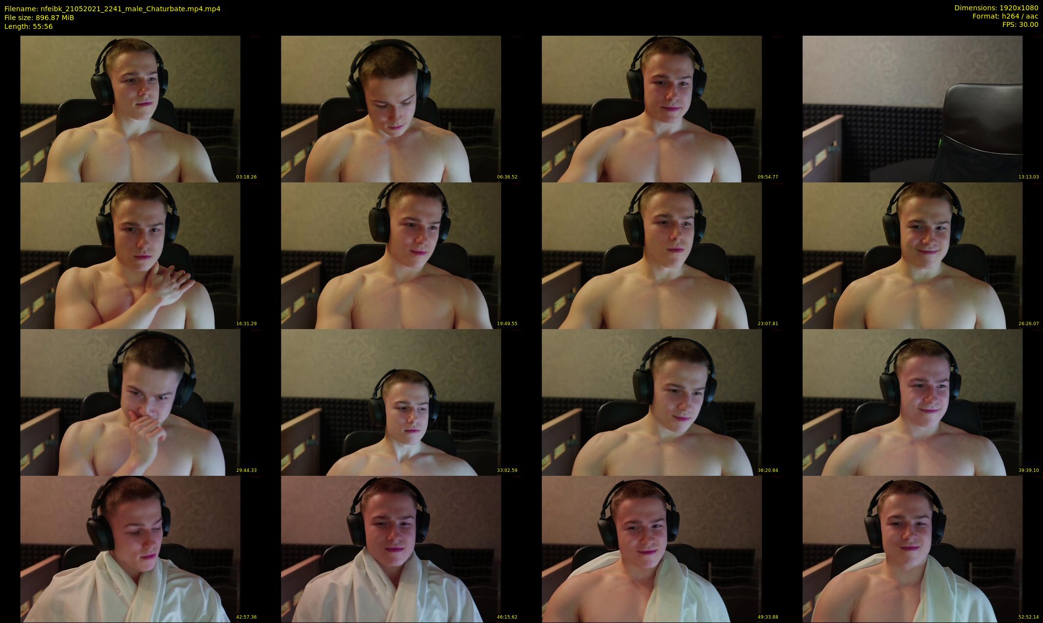 nfeibk — 56 minute Chaturbate male cam show recording, 1080p, May 21, 2021