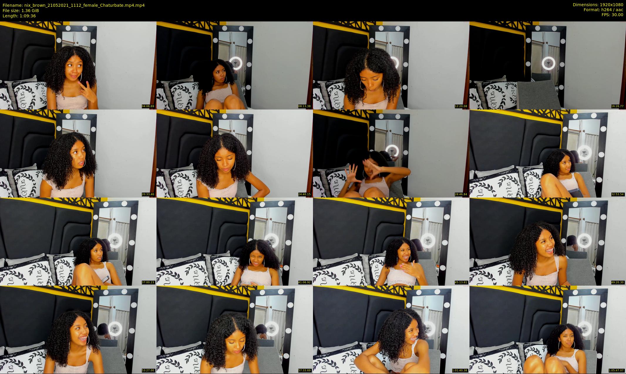 nix_brown — 70 minute Chaturbate female cam show recording, 1080p, May 21, 2021