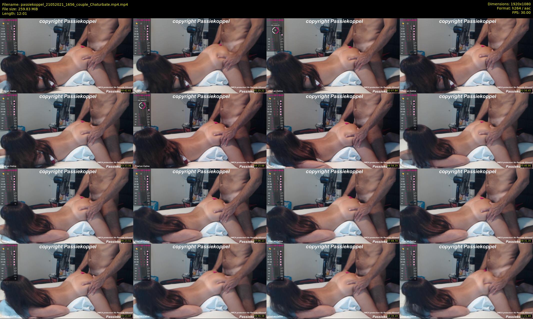 passiekoppel — 13 minute Chaturbate couple cam show recording, 1080p, May 21, 2021